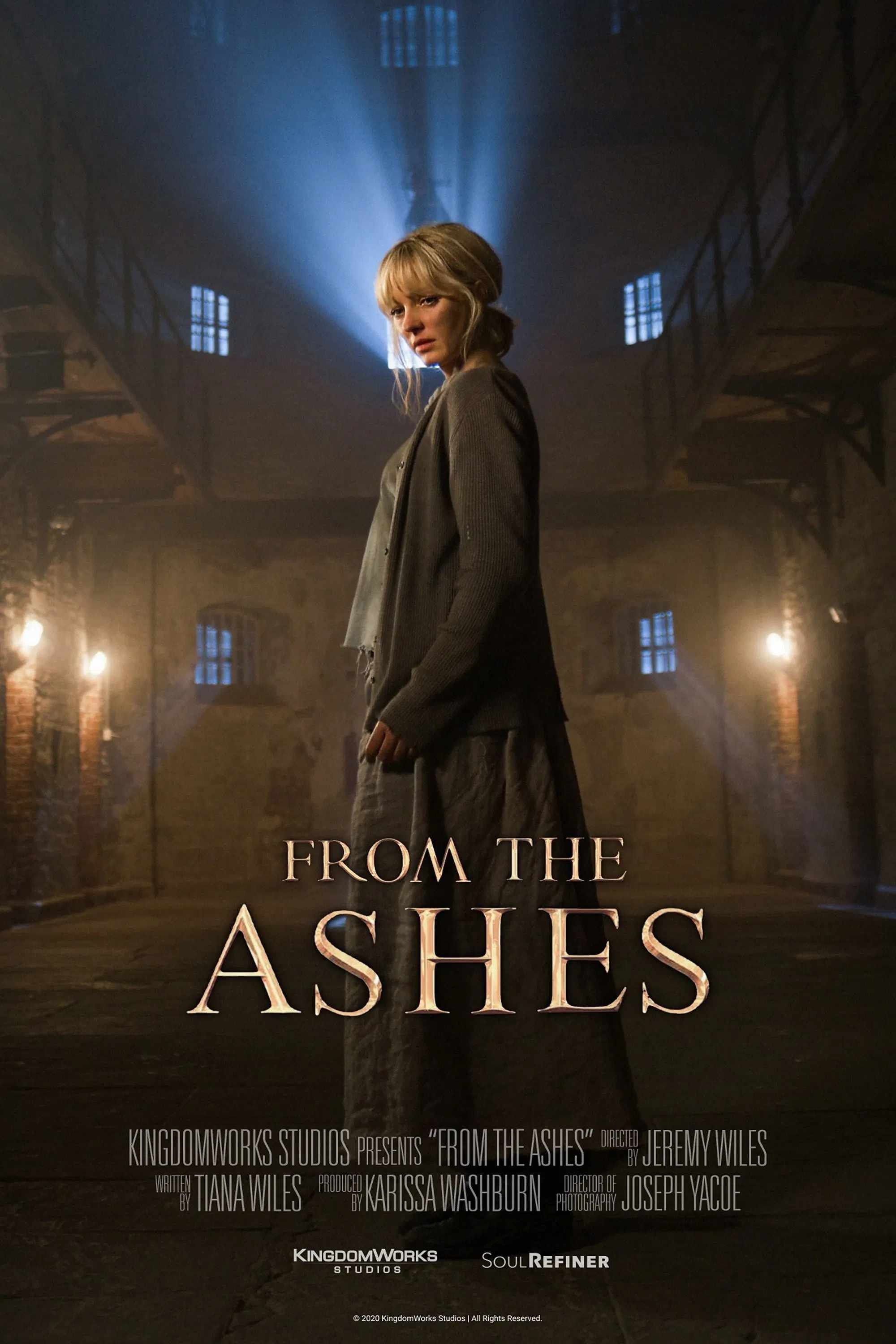 Poster chính thức của phim Phim Tâm Lý "Từ Đám Tro Tàn" (From the Ashes - 2024), với sự tham gia của diễn viên Jeanne Neilson và Paul du Toit.