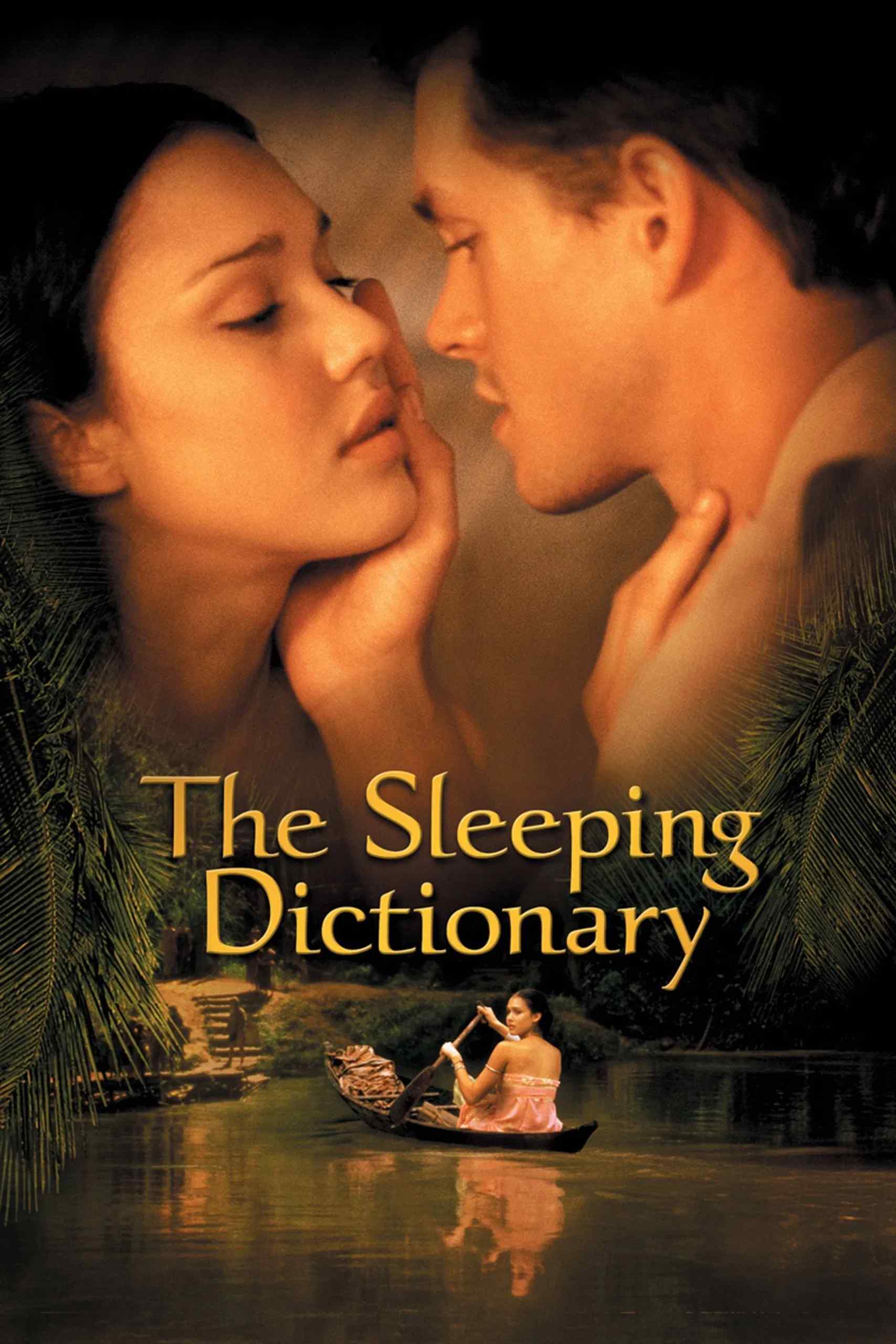Poster chính thức của phim Phim Tâm Lý, Phim Tình Cảm "Từ Điển Phòng The" (The Sleeping Dictionary - 2003), với sự tham gia của diễn viên Jessica Alba và Hugh Dancy.