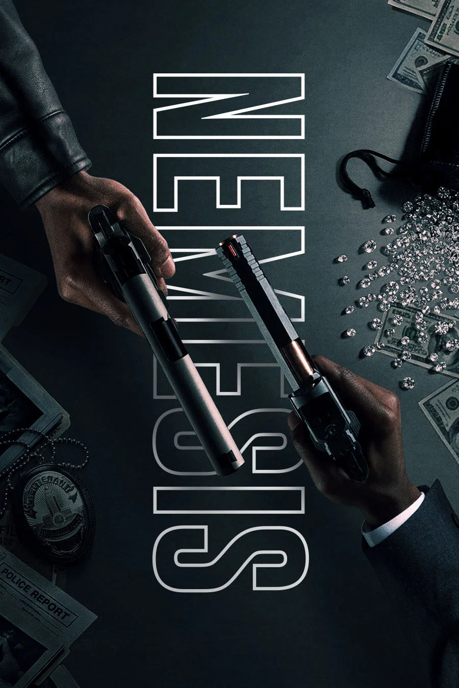 Poster chính thức của phim Phim Tâm Lý, Phim Hình Sự "Tử Thù" (Nemesis - 2026), với sự tham gia của diễn viên Matthew Law và Y'lan Noel.