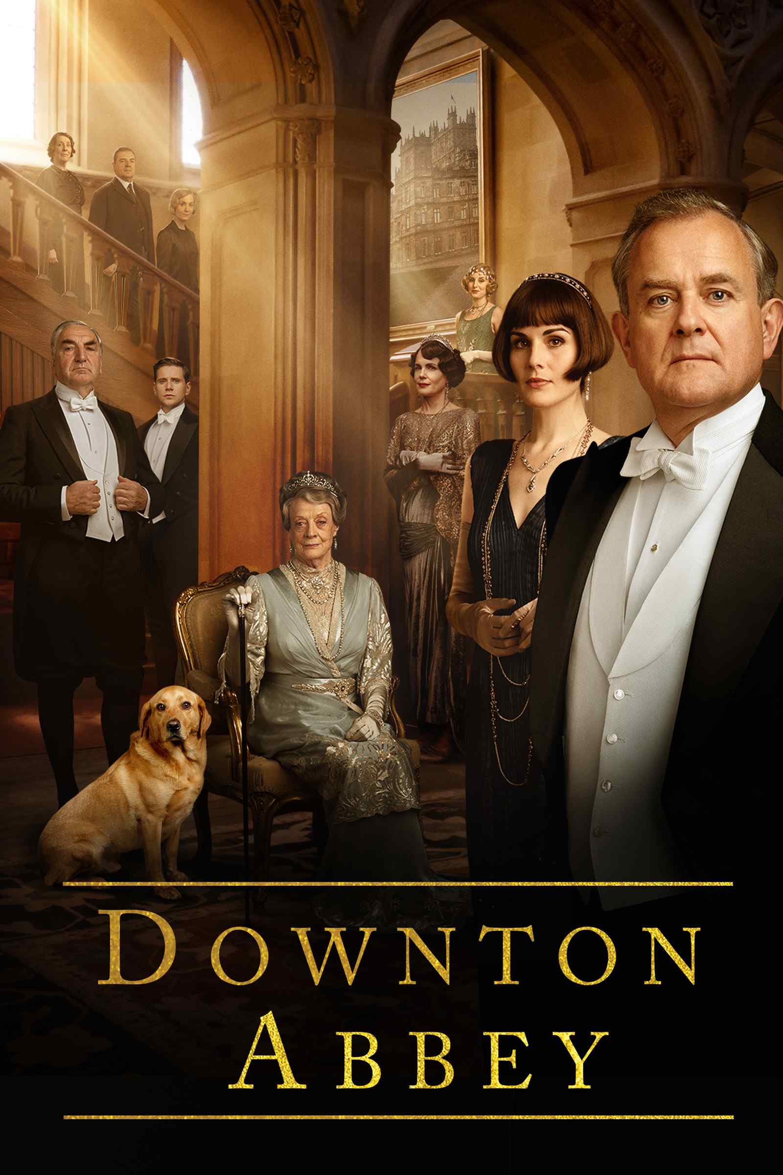 Poster chính thức của phim Phim Tâm Lý, Phim Tình Cảm "Tu Viện Downton" (Downton Abbey - 2019), với sự tham gia của diễn viên Hugh Bonneville và Laura Carmichael.