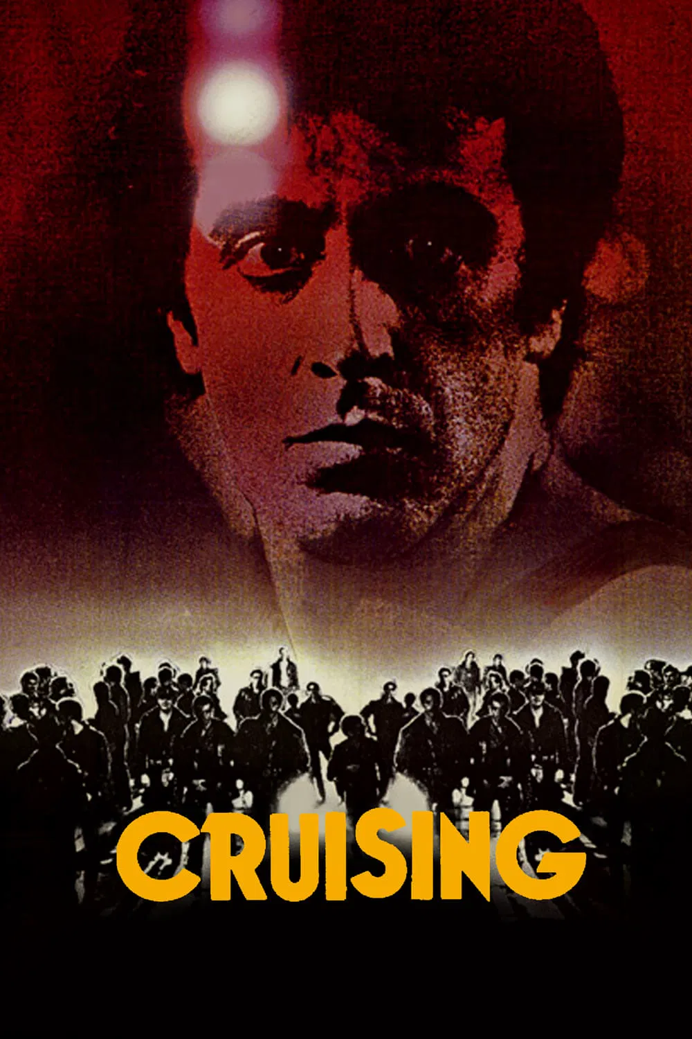 Poster chính thức của phim Phim Hình Sự, Phim Bí Ẩn "Tuần Tra" (Cruising - 1980), với sự tham gia của diễn viên Al Pacino và Paul Sorvino.