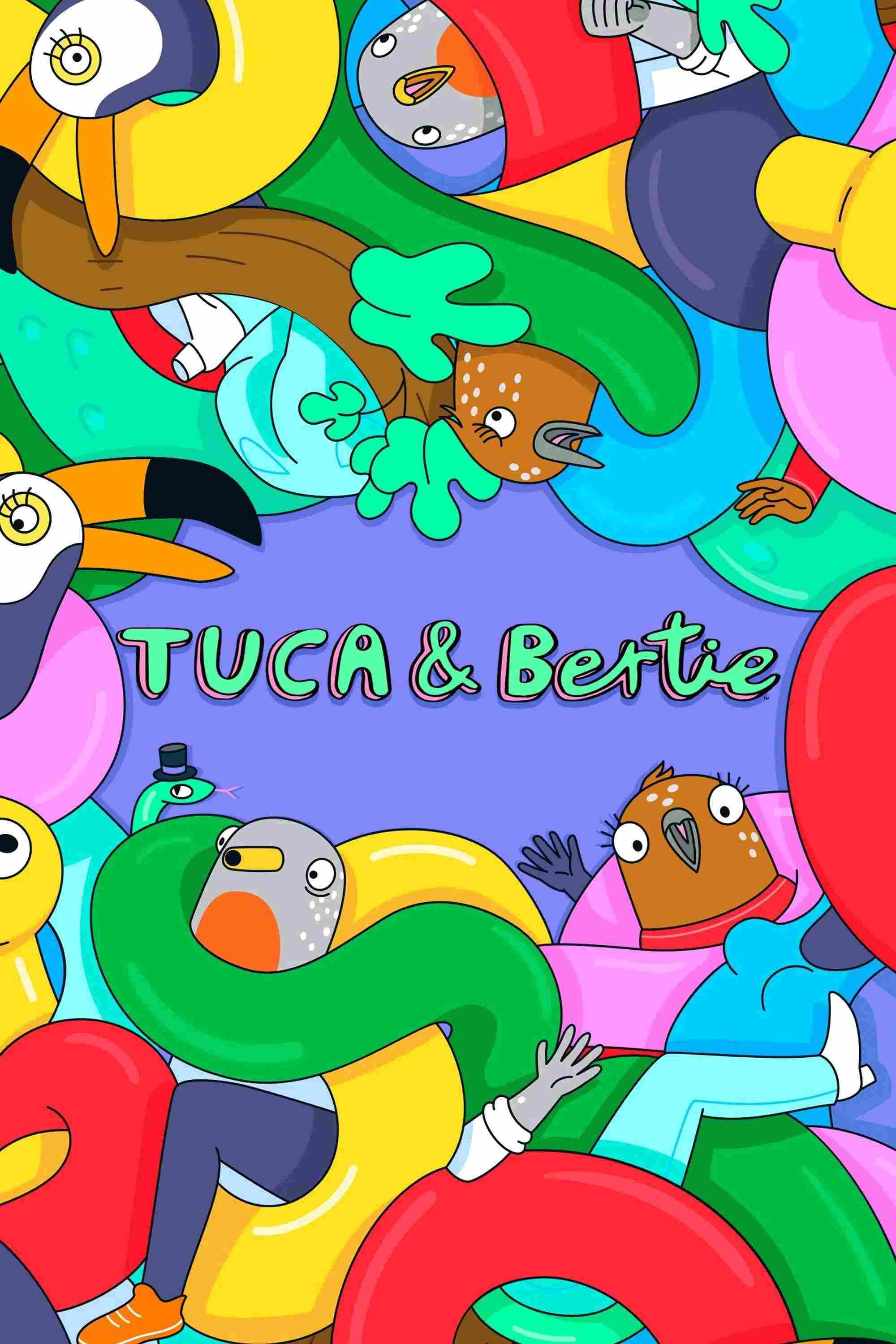 Poster chính thức của phim Phim Hài, Phim Hoạt Hình "Tuca và Bertie" (Tuca & Bertie - 2019), với sự tham gia của diễn viên Tiffany Haddish và Ali Wong.