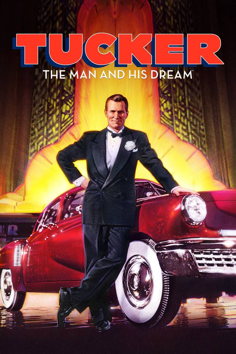 Poster chính thức của phim Phim Tâm Lý "Tucker: Bản Lĩnh và Hoài Bão" (Tucker: The Man and His Dream - 1988), với sự tham gia của diễn viên Jeff Bridges và Joan Allen.