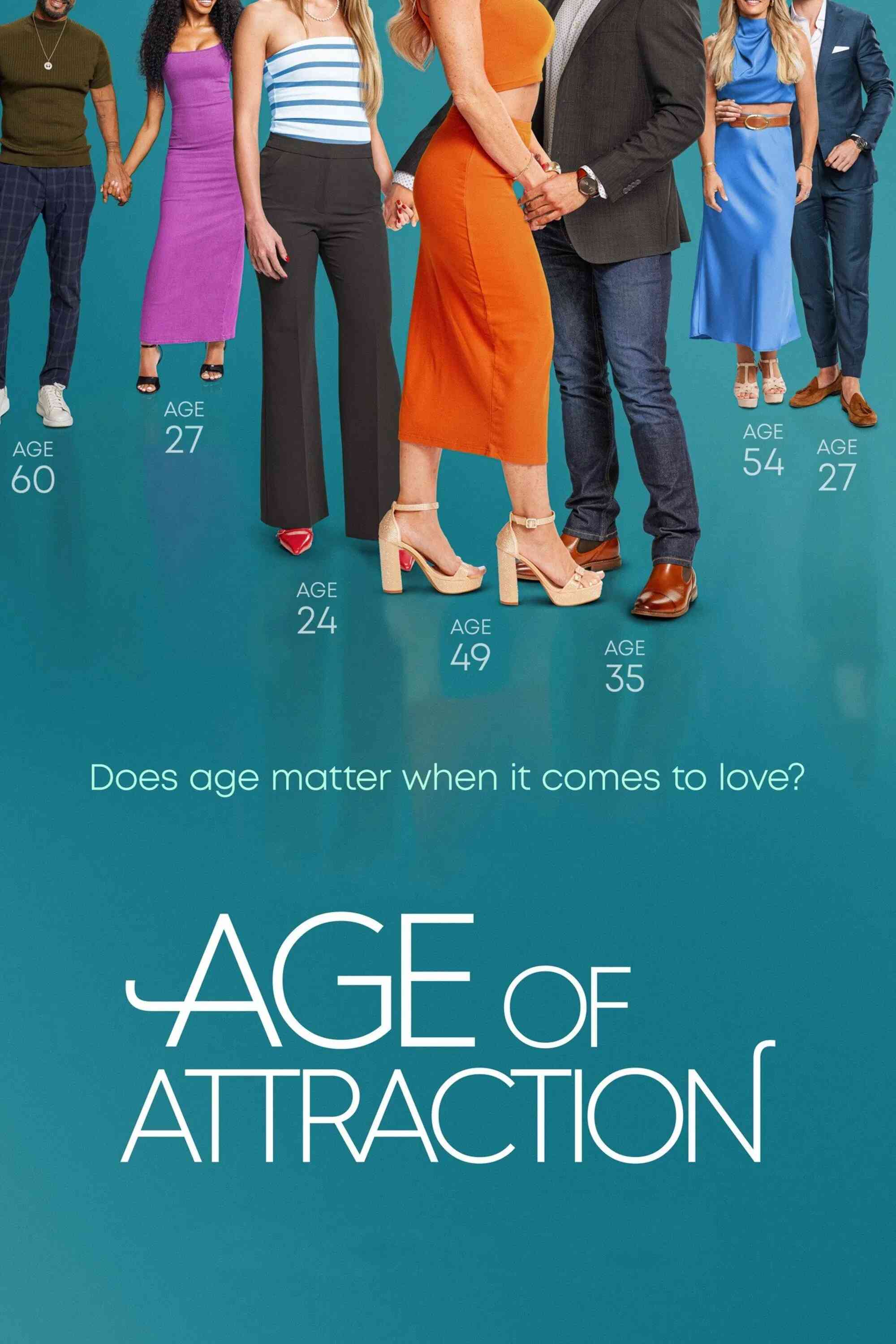 Poster chính thức của phim Truyền Hình Thực Tế "Tuổi Tác Trong Tình Yêu" (Age of Attraction - 2026).