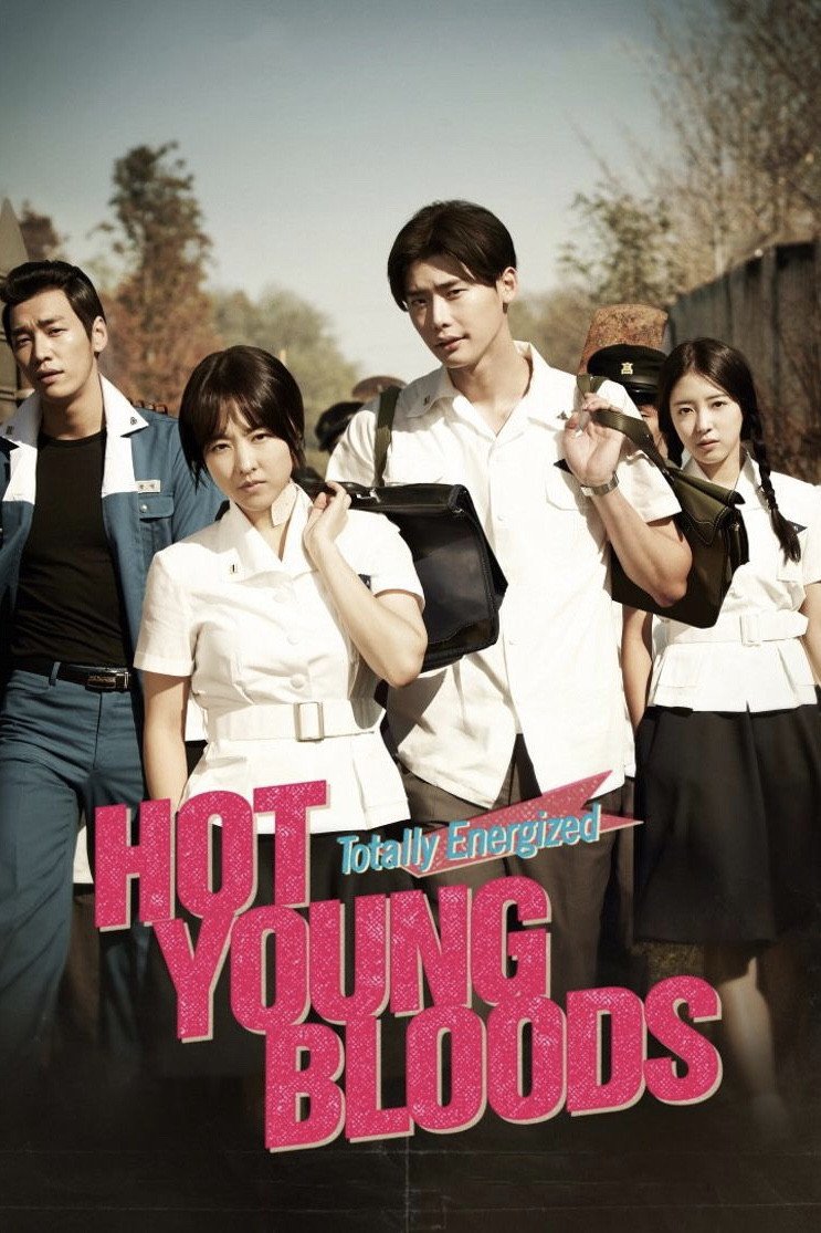 Poster chính thức của phim Phim Tình Cảm, Phim Tâm Lý "Tuổi Trẻ Sục Sôi" (Hot Young Bloods - 2014), với sự tham gia của diễn viên Park Bo-young và Lee Jong-suk.