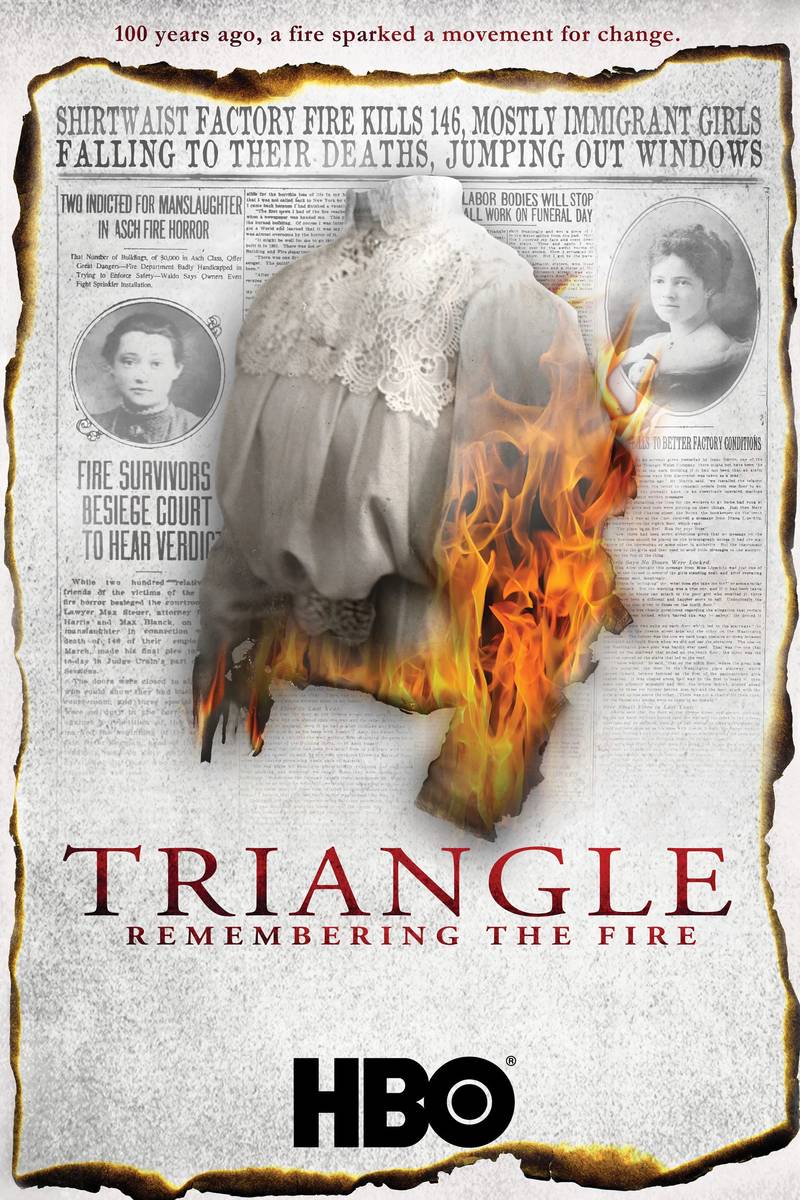 Poster chính thức của phim Phim Tài Liệu "Tưởng Nhớ Vụ Hỏa Hoạn Ở Triangle" (Triangle: Remembering the Fire - 2011).