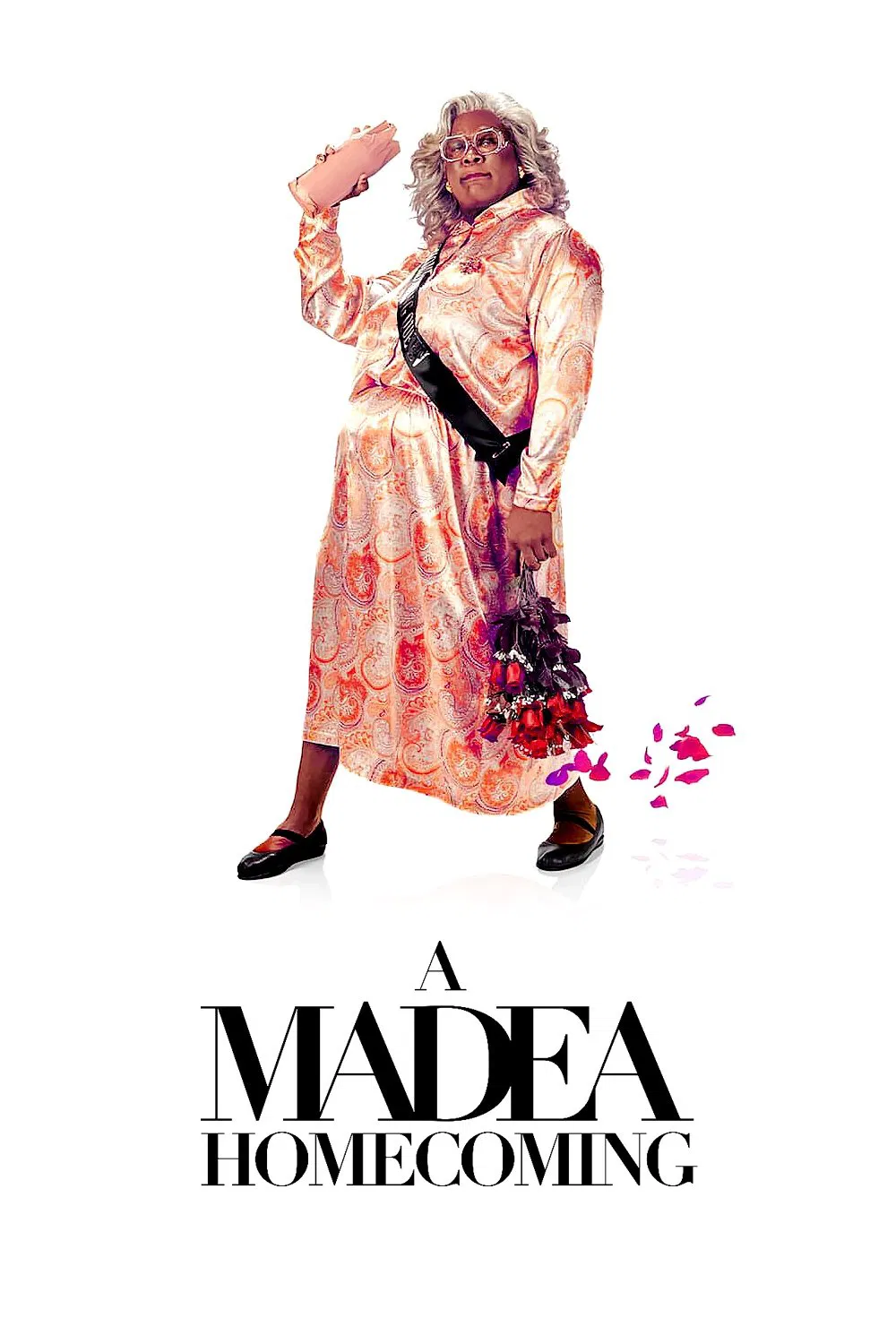Poster chính thức của phim Phim Hài, Phim Tâm Lý "Tyler Perry's A Madea Homecoming" (Tyler Perry's A Madea Homecoming - 2022), với sự tham gia của diễn viên Tyler Perry và Cassi Davis.
