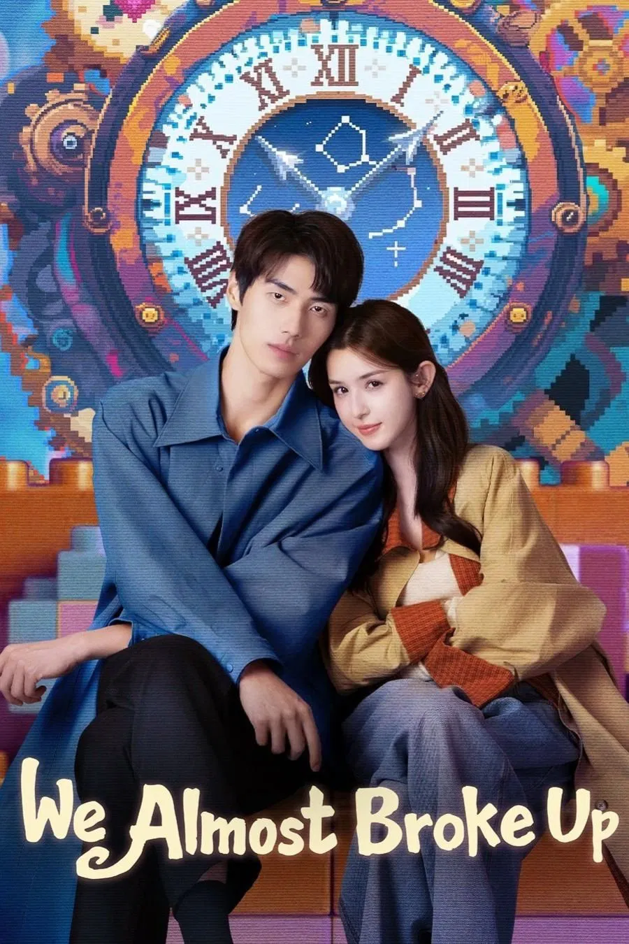 Poster chính thức của phim Phim Tâm Lý "Ủa? Suýt Chia Tay Rồi!" (Oops! Almost Broke Up - 2025), với sự tham gia của diễn viên Cáp Ni Khắc Tư và Xiao Kaizhong.