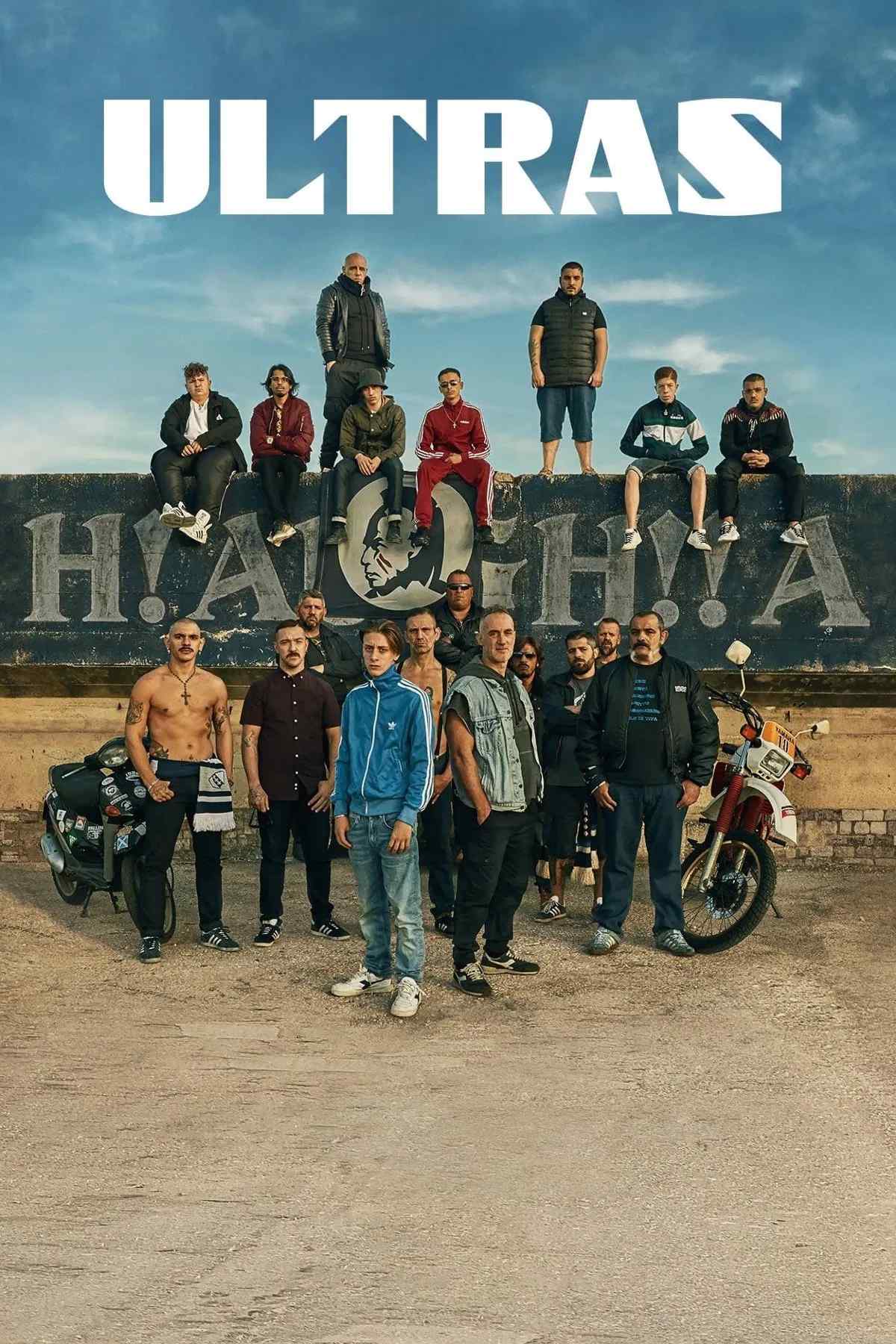 Poster chính thức của phim Phim Tâm Lý "Ultras: Cổ động viên cuồng nhiệt" (Ultras - 2020), với sự tham gia của diễn viên Aniello Arena và Antonia Truppo.