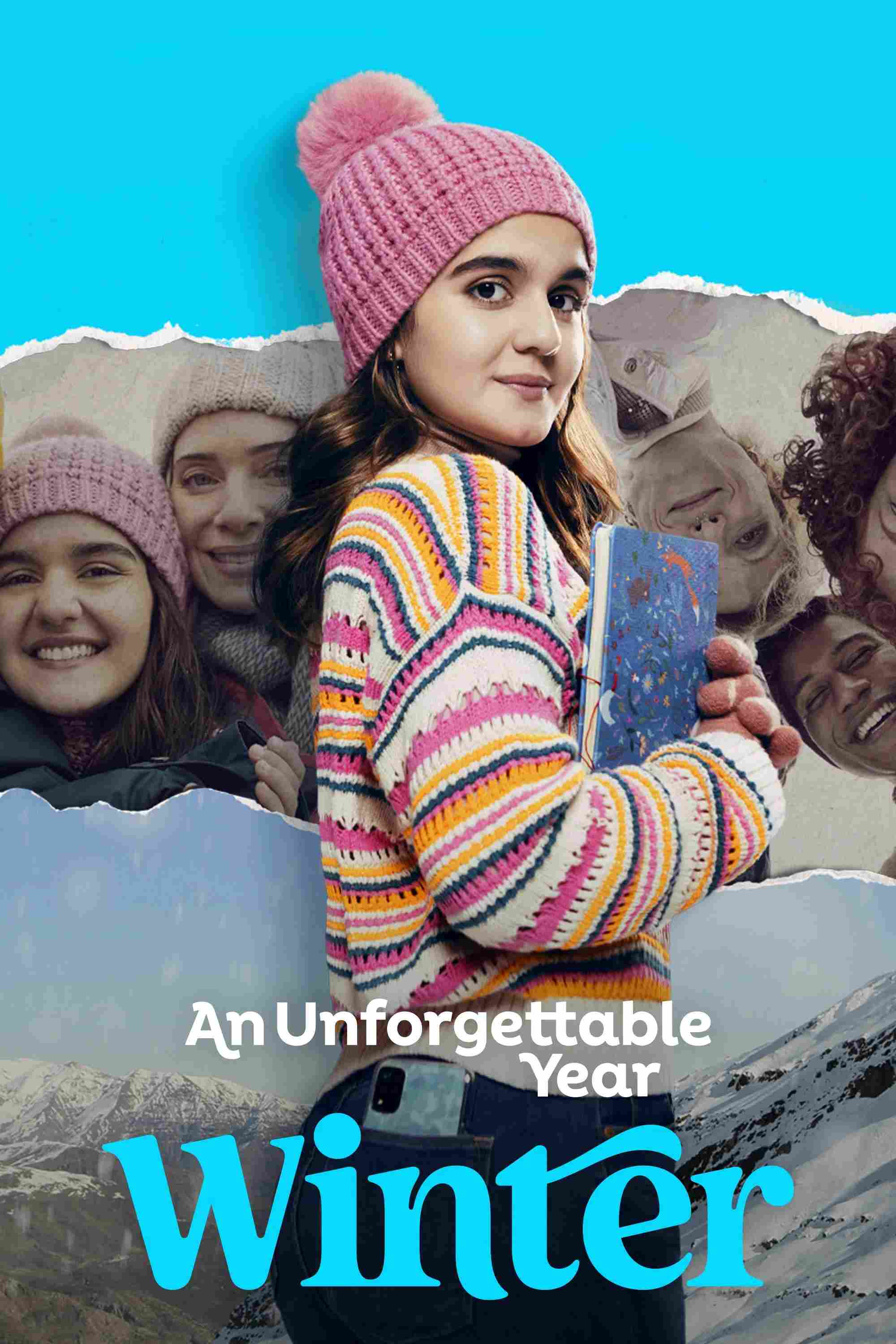 Poster chính thức của phim Phim Tâm Lý, Phim Tình Cảm "Um Ano Inesquecível - Inverno" (An Unforgettable Year - Winter - 2023), với sự tham gia của diễn viên Maitê Padilha và Michel Joelsas.