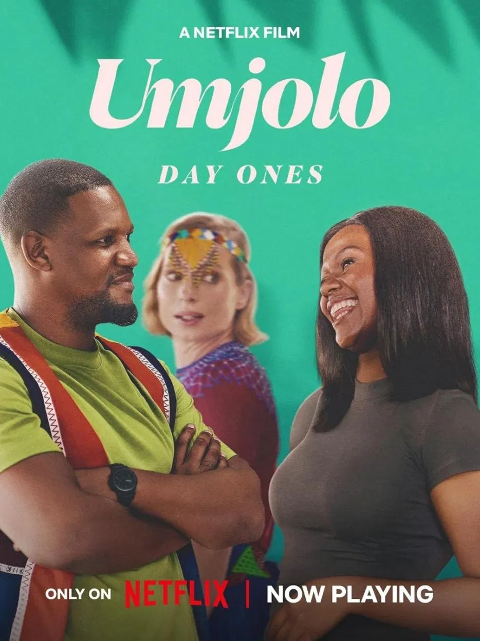 Poster chính thức của phim Phim Tình Cảm, Phim Tâm Lý "Umjolo: Từ Bạn Thành Yêu" (Umjolo: Day Ones - 2024), với sự tham gia của diễn viên Menzi Biyela và Trix Vivier.