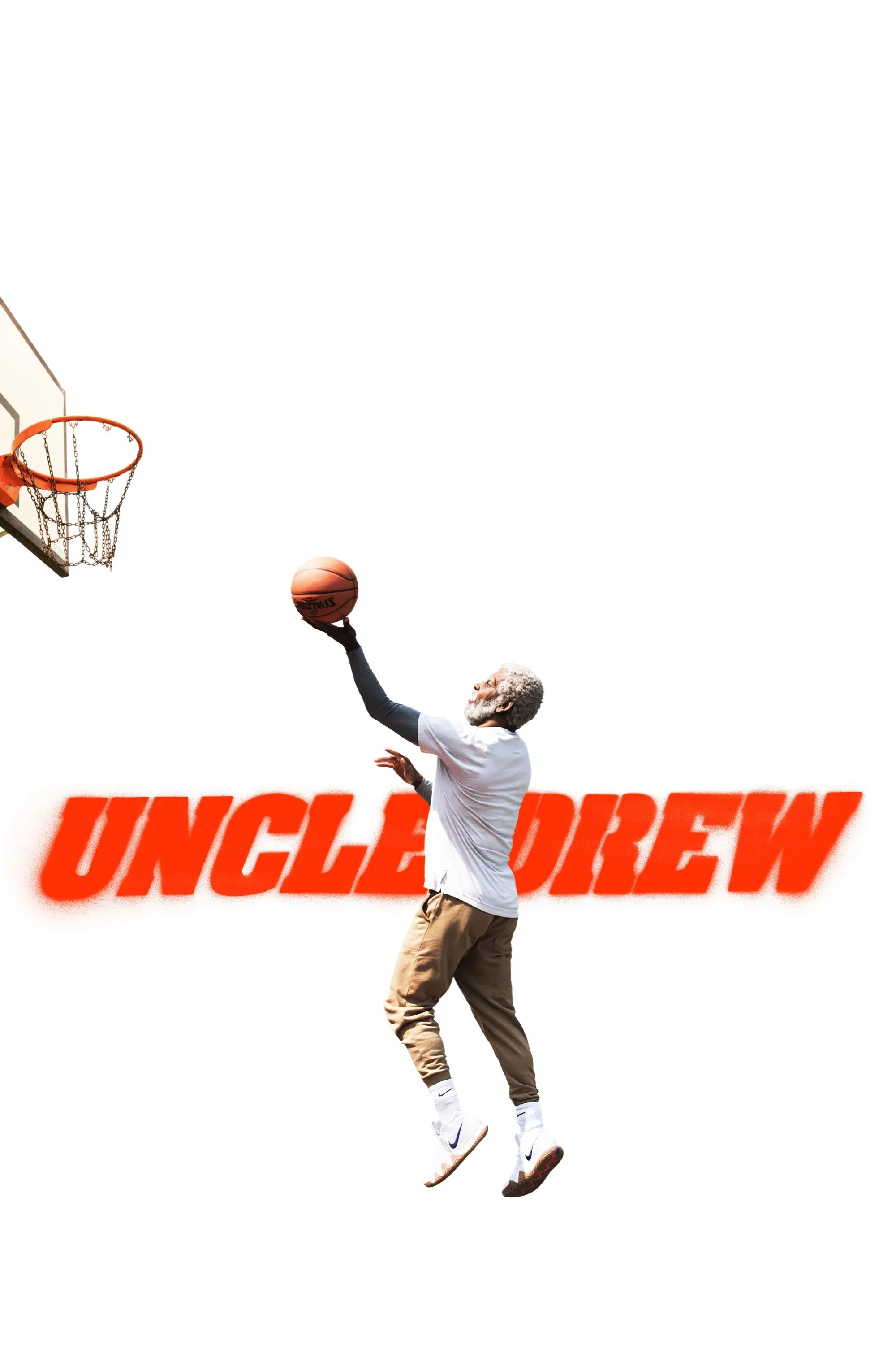 Poster chính thức của phim Phim Hài "Uncle Drew" (Uncle Drew - 2018), với sự tham gia của diễn viên Kyrie Irving và Lil Rel Howery.