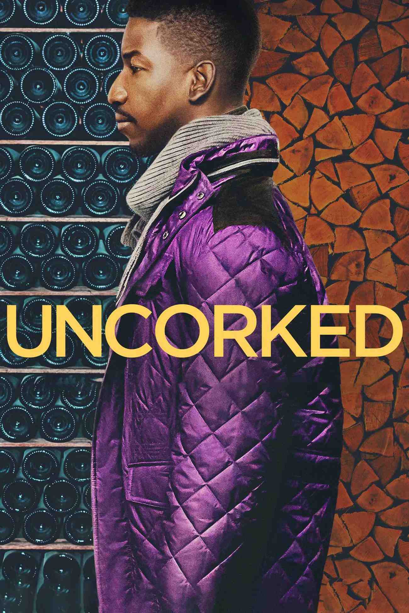 Poster chính thức của phim Phim Tâm Lý, Phim Hài "Uncorked" (Uncorked - 2020), với sự tham gia của diễn viên Mamoudou Athie và Courtney B. Vance.
