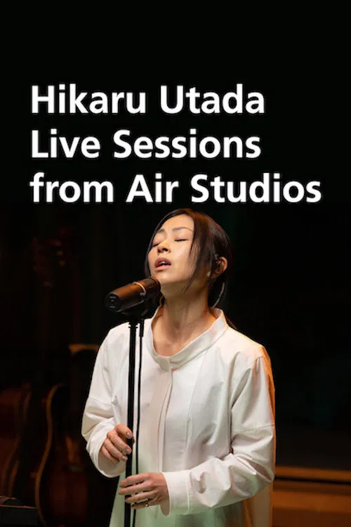 Poster chính thức của phim Phim Ca Nhạc, Phim Tài Liệu "Utada Hikaru: Thu âm trực tiếp từ Air Studios" (Hikaru Utada Live Sessions from Air Studios - 2024), với sự tham gia của diễn viên Hikaru Utada.