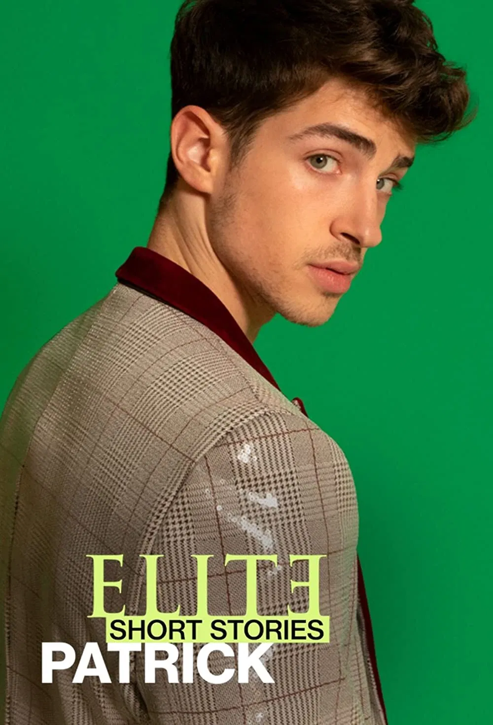 Poster chính thức của phim Phim Bí Ẩn, Phim Hài "Ưu Tú - Truyện Ngắn: Patrick" (Elite Short Stories: Patrick - 2021), với sự tham gia của diễn viên Manu Ríos và Carla Díaz.