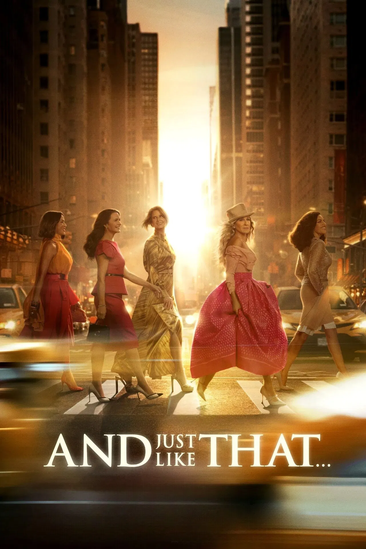 Poster chính thức của phim Phim Hài, Phim Tâm Lý "Và Cứ Như Thế... (Phần 1)" (And Just Like That… - 2021), với sự tham gia của diễn viên Sarah Jessica Parker và Cynthia Nixon.