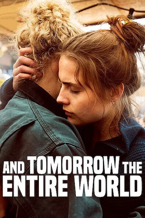 Poster chính thức của phim Phim Hình Sự, Phim Tâm Lý "Và ngày mai, cả thế giới" (And Tomorrow the Entire World - 2021), với sự tham gia của diễn viên Mala Emde và Noah Saavedra.