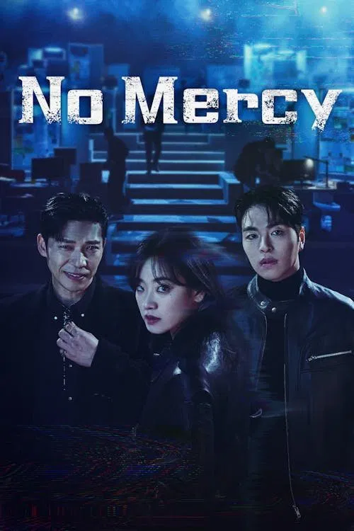 Poster chính thức của phim Phim Hình Sự "Vạch Tội" (No Mercy - 2025), với sự tham gia của diễn viên Lee Joo-young và Ji Seung-hyun.
