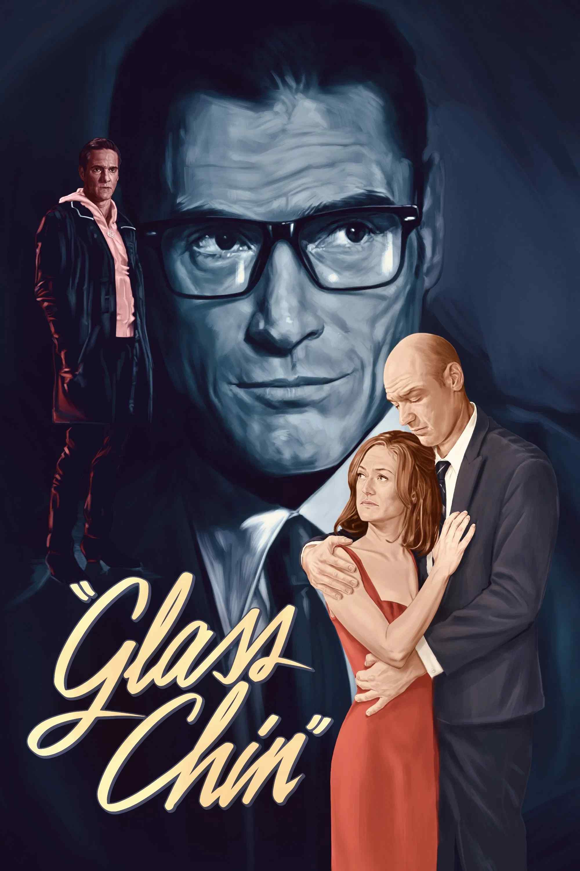 Poster chính thức của phim Phim Tâm Lý, Phim Giật Gân "Vai Diễn Sát Nhân" (Glass Chin - 2014), với sự tham gia của diễn viên Corey Stoll và Billy Crudup.
