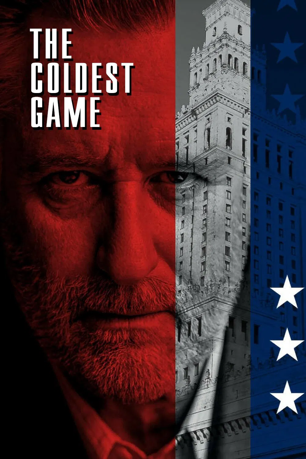 Poster chính thức của phim Phim Tâm Lý, Phim Giật Gân "Ván cờ chiến tranh lạnh" (The Coldest Game - 2019), với sự tham gia của diễn viên Bill Pullman và Lotte Verbeek.