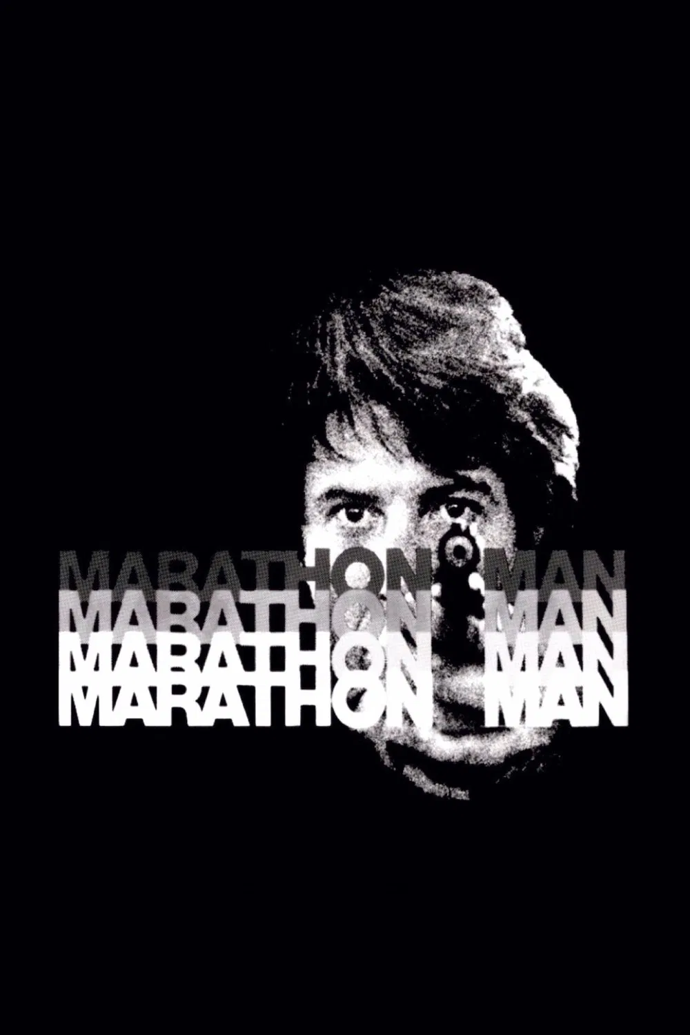 Poster chính thức của phim Phim Giật Gân, Phim Hình Sự "Vận Động Viên Marathon" (Marathon Man - 1976), với sự tham gia của diễn viên Dustin Hoffman và Laurence Olivier.