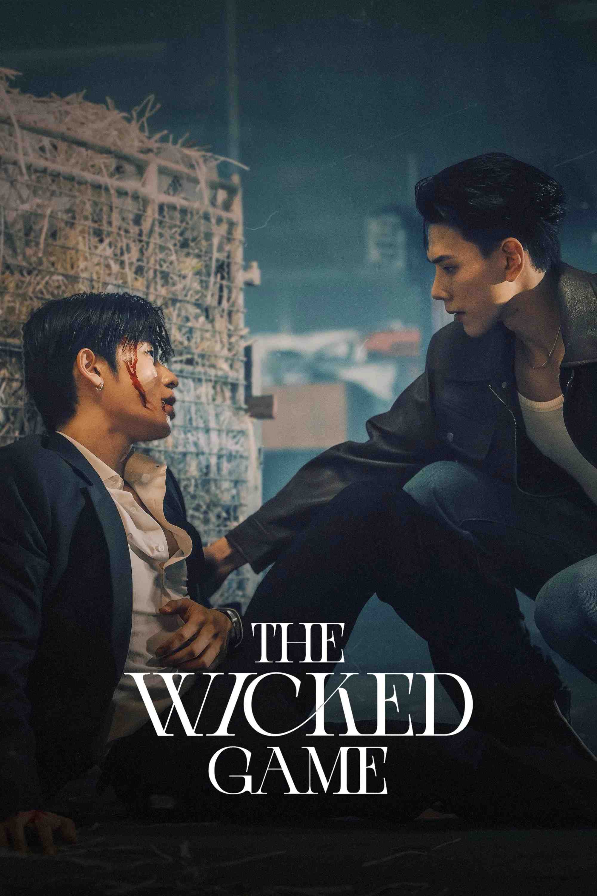 Poster chính thức của phim Phim Tâm Lý, Phim Hành Động & Phiêu Lưu "Ván Tình Lừa Dối" (The Wicked Game - 2025), với sự tham gia của diễn viên Pittaya Saechua và Kantapon Jindataweephol.
