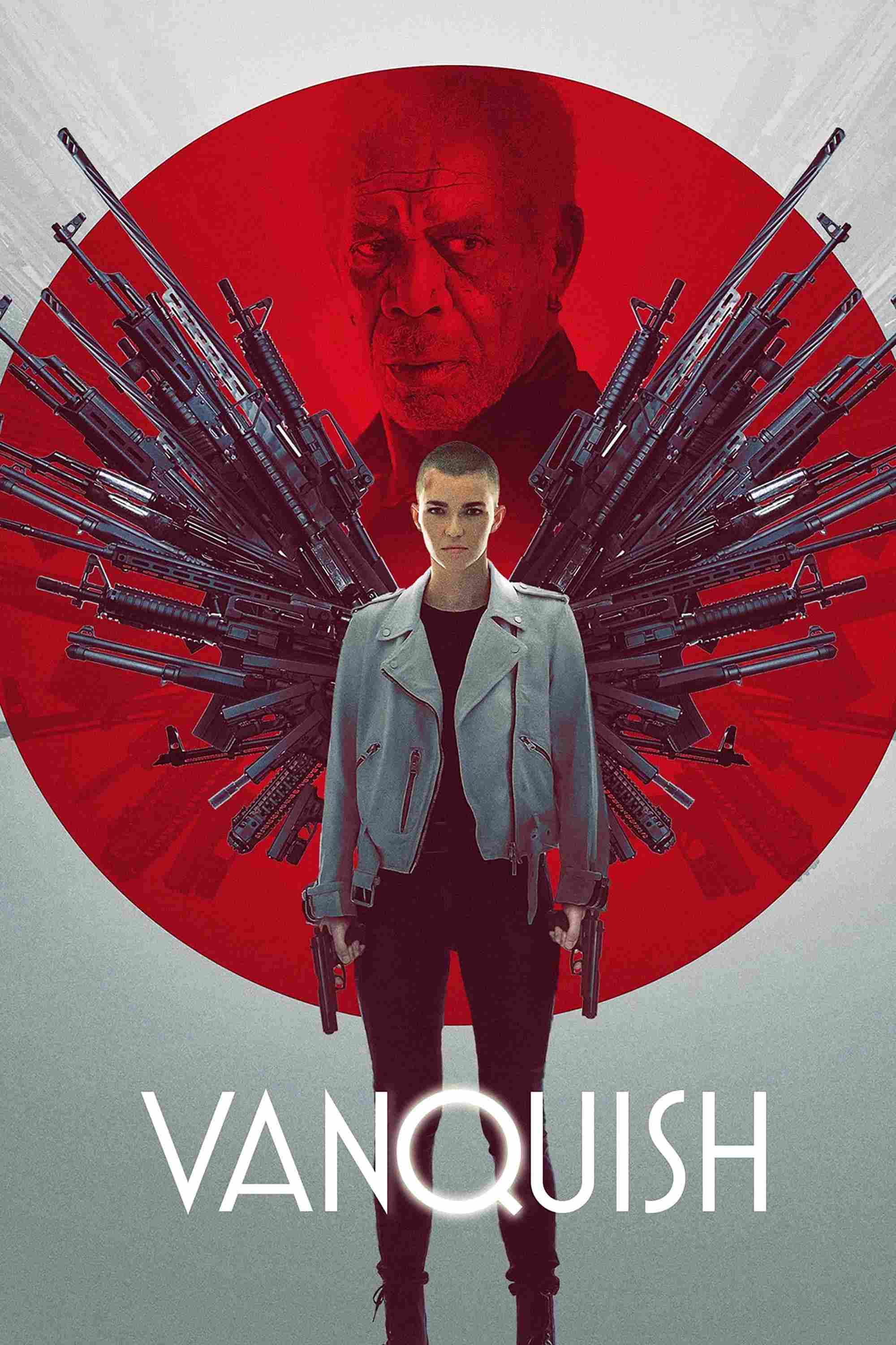 Poster chính thức của phim Phim Hành Động, Phim Phiêu Lưu "Vanquish" (Vanquish - 2021), với sự tham gia của diễn viên Ruby Rose và Morgan Freeman.