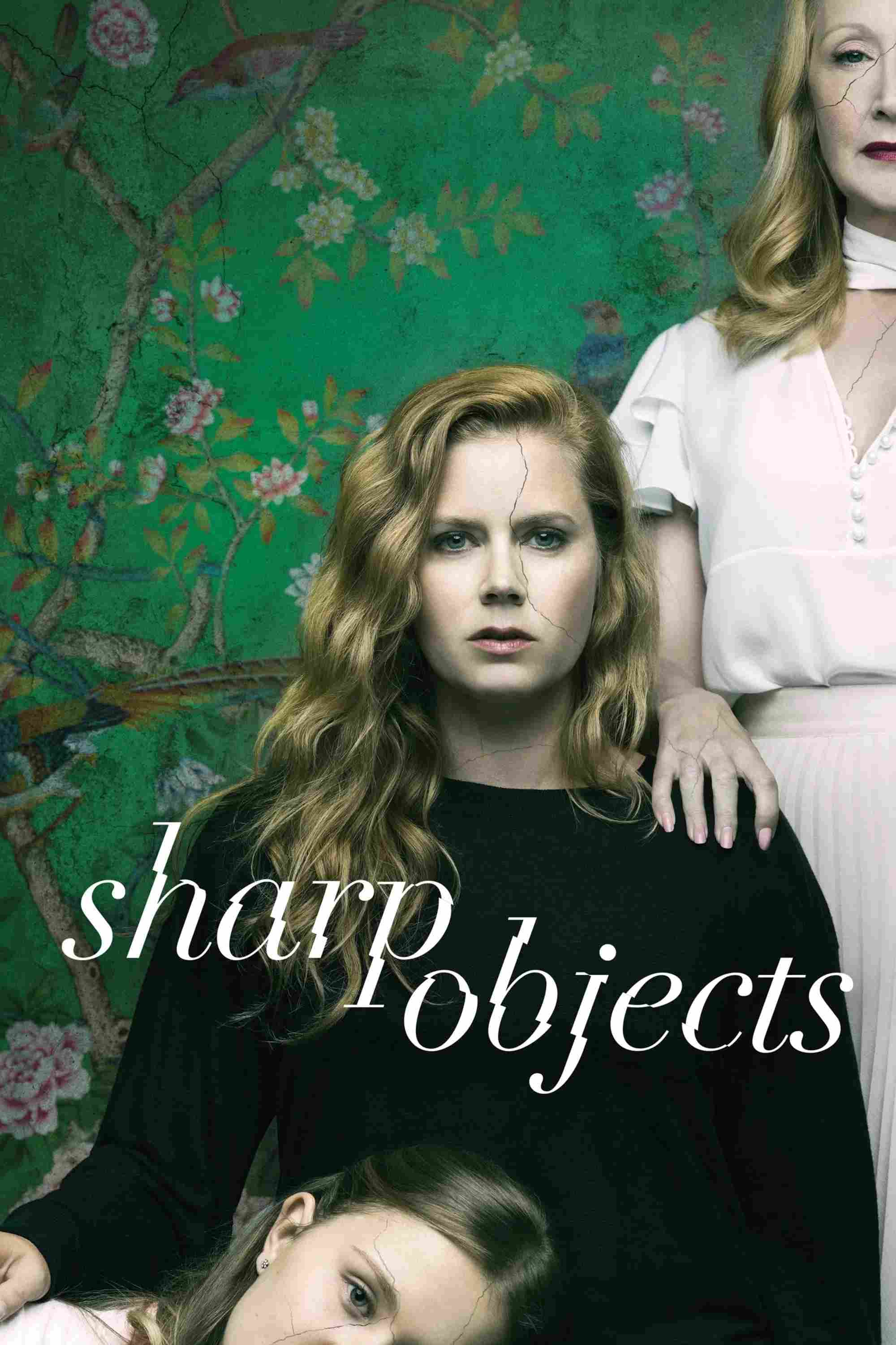Poster chính thức của phim Phim Hình Sự, Phim Tâm Lý "Vật Sắc" (Sharp Objects - 2018), với sự tham gia của diễn viên Amy Adams và Patricia Clarkson.