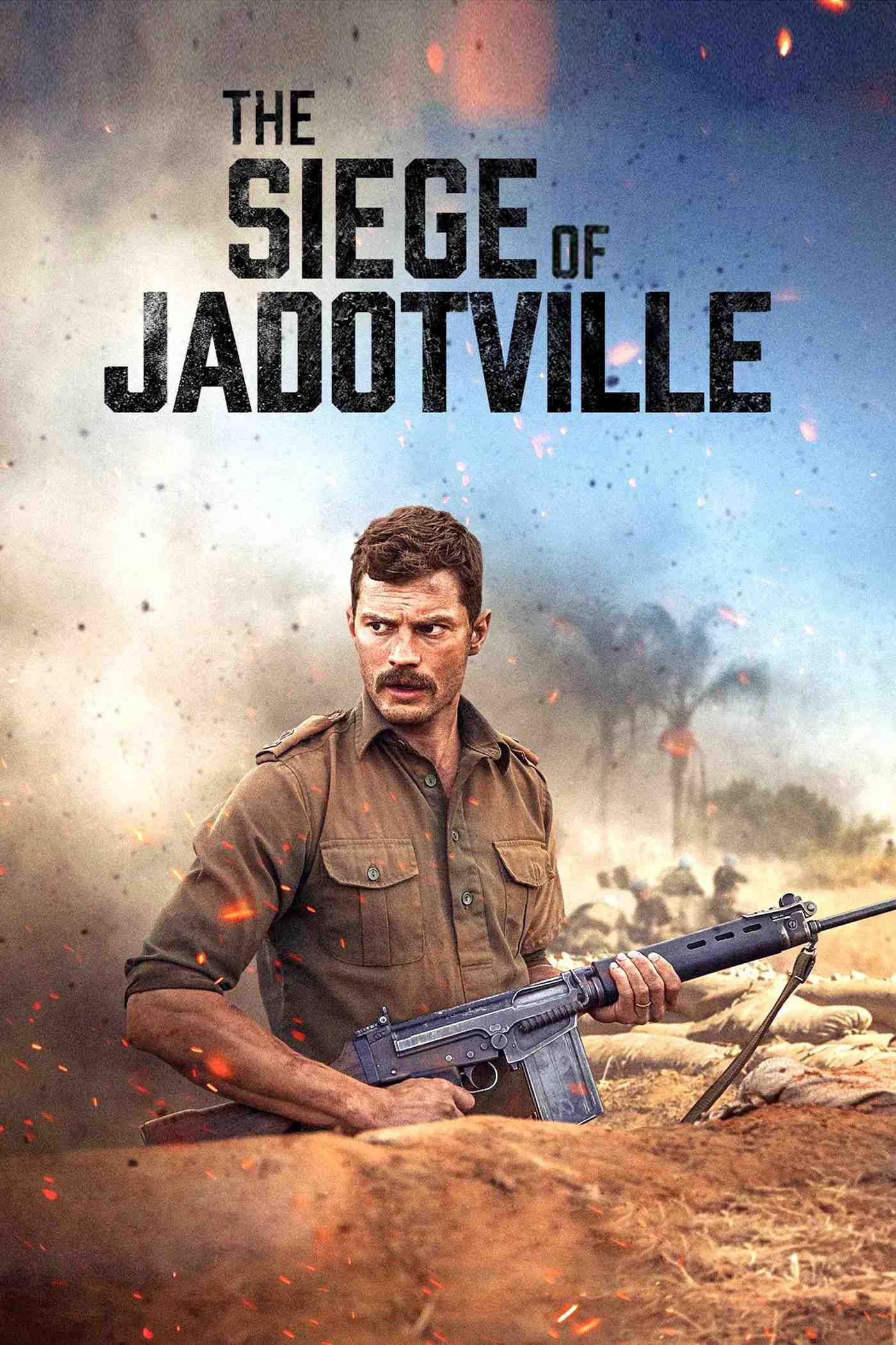 Poster chính thức của phim Phim Chiến Tranh, Phim Tâm Lý "Vây Hãm Jadotville" (The Siege of Jadotville - 2016), với sự tham gia của diễn viên Jamie Dornan và Guillaume Canet.