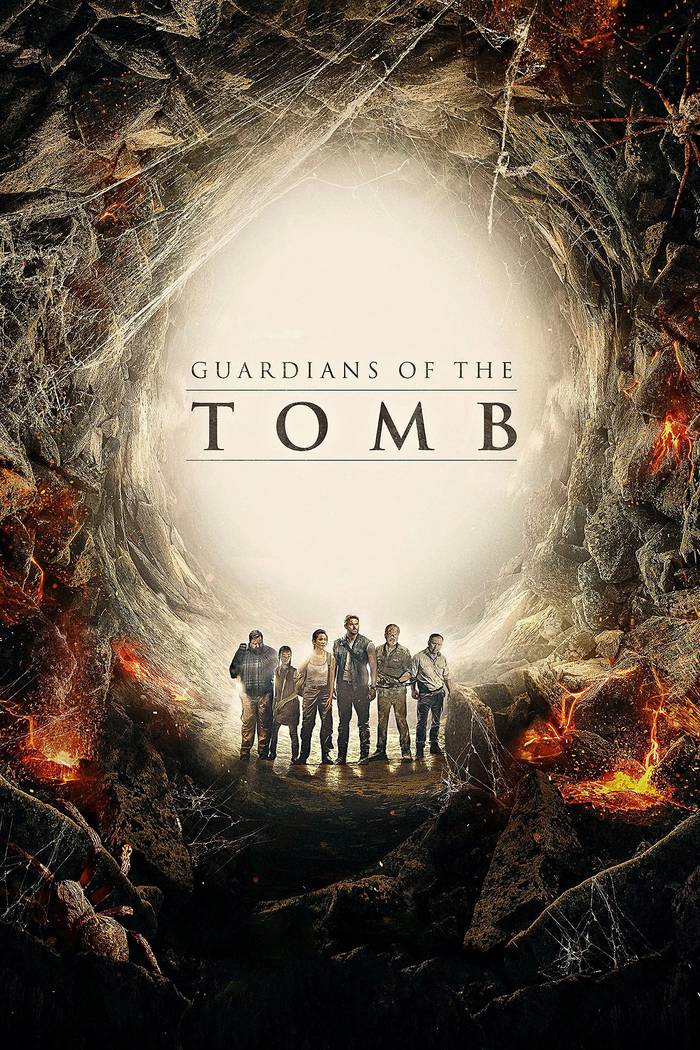 Poster chính thức của phim Phim Hành Động, Phim Phiêu Lưu "Vệ Binh Lăng Mộ Cổ" (7 Guardians of the Tomb - 2018), với sự tham gia của diễn viên Lý Băng Băng và Kellan Lutz.