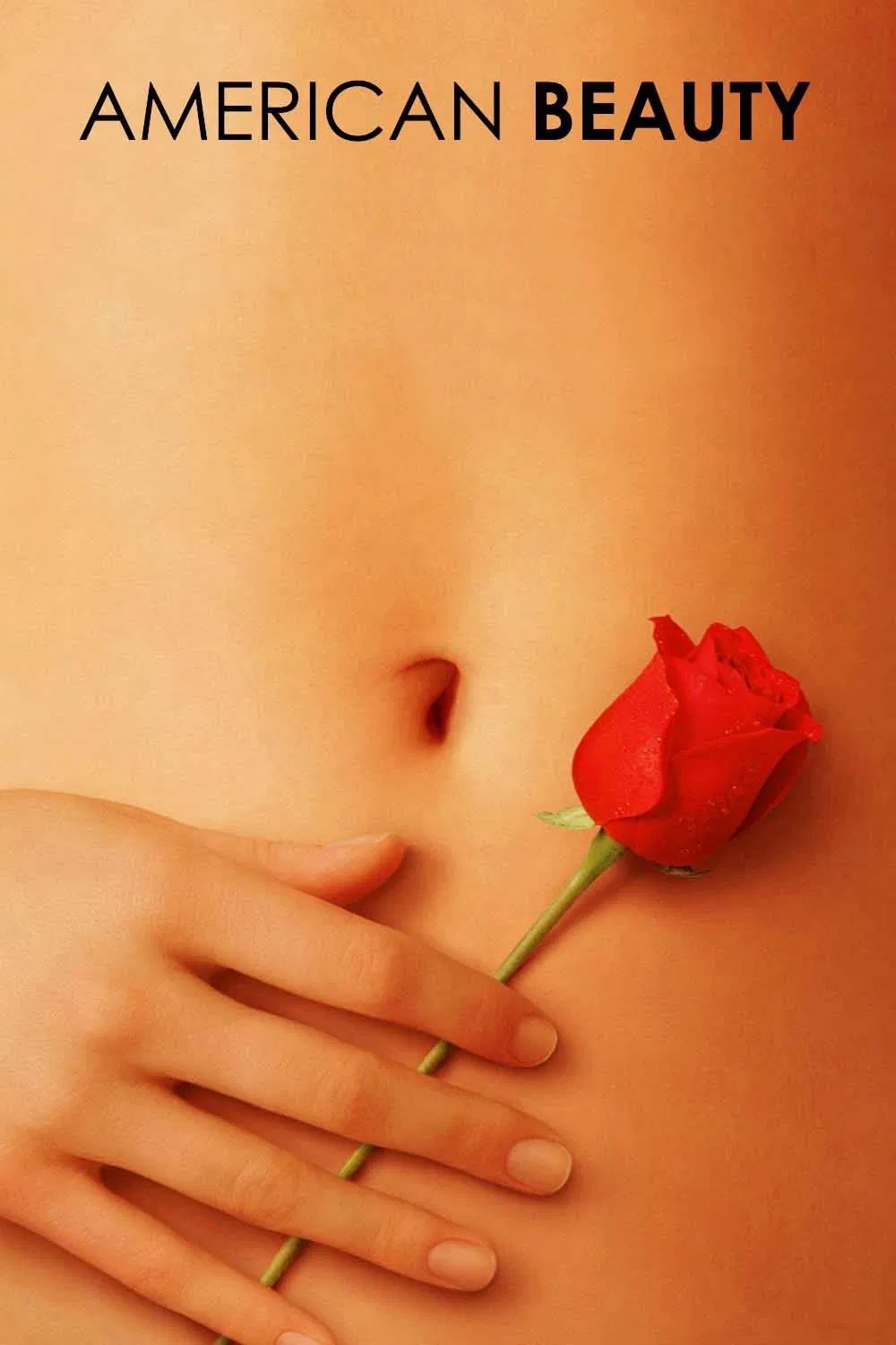 Poster chính thức của phim Phim Tâm Lý "Vẻ Đẹp Mỹ" (American Beauty - 1999), với sự tham gia của diễn viên Kevin Spacey và Annette Bening.