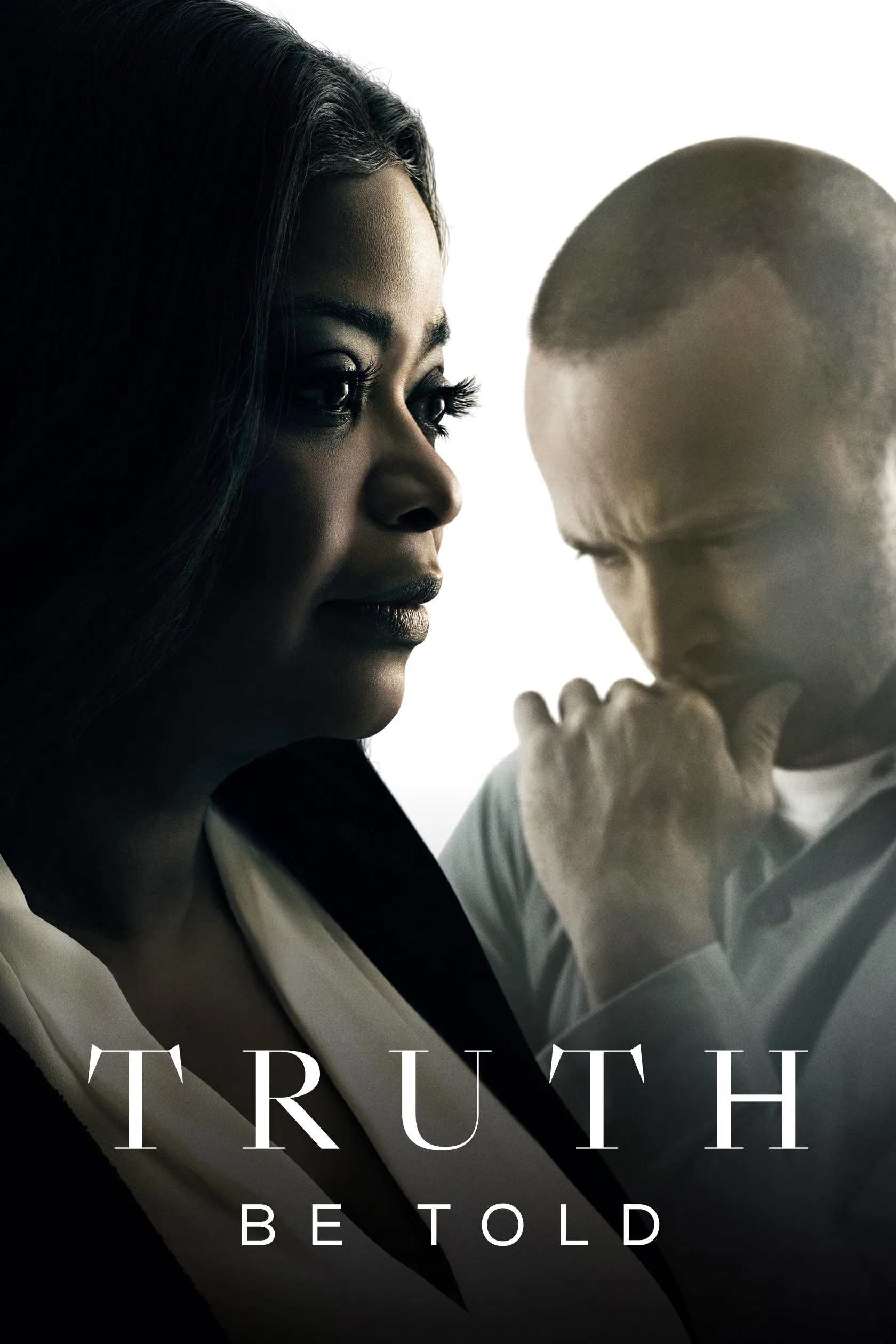 Poster chính thức của phim Phim Tâm Lý, Phim Bí Ẩn "Vén Màn Sự Thật (Phần 1)" (Truth Be Told - 2019), với sự tham gia của diễn viên Octavia Spencer và Mekhi Phifer.