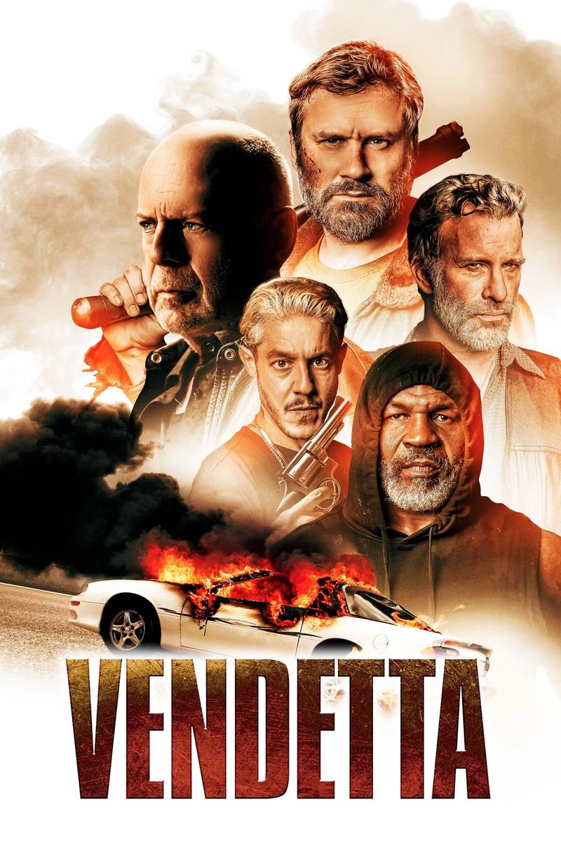 Poster chính thức của phim Phim Hành Động, Phim Hình Sự "Vendetta" (Vendetta - 2022), với sự tham gia của diễn viên Clive Standen và Theo Rossi.