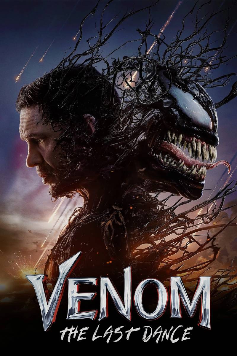 Poster chính thức của phim Phim Hành Động, Phim Viễn Tưởng "Venom: Kèo Cuối" (Venom: The Last Dance - 2024), với sự tham gia của diễn viên Tom Hardy và Chiwetel Ejiofor.