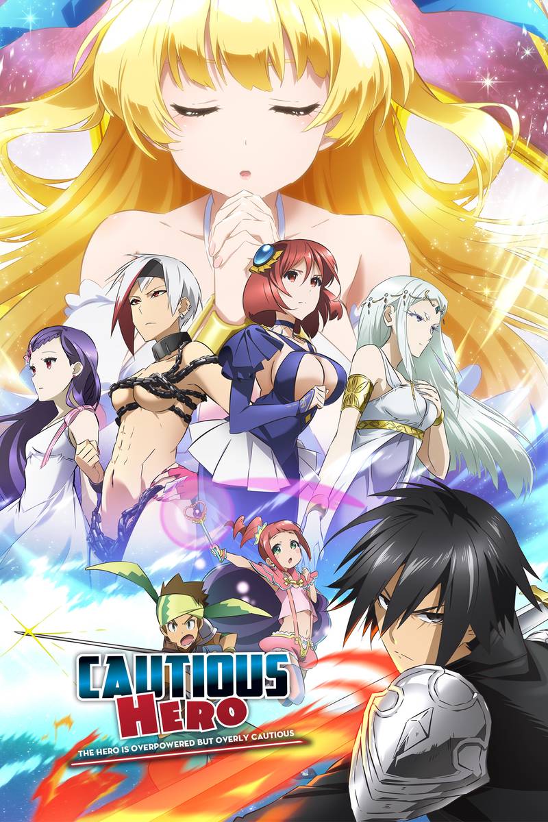 Poster chính thức của phim Phim Hoạt Hình, Phim Hành Động & Phiêu Lưu "Vị anh hùng kĩ tính" (Cautious Hero: The Hero Is Overpowered but Overly Cautious - 2019), với sự tham gia của diễn viên Yuuichirou Umehara và Aki Toyosaki.