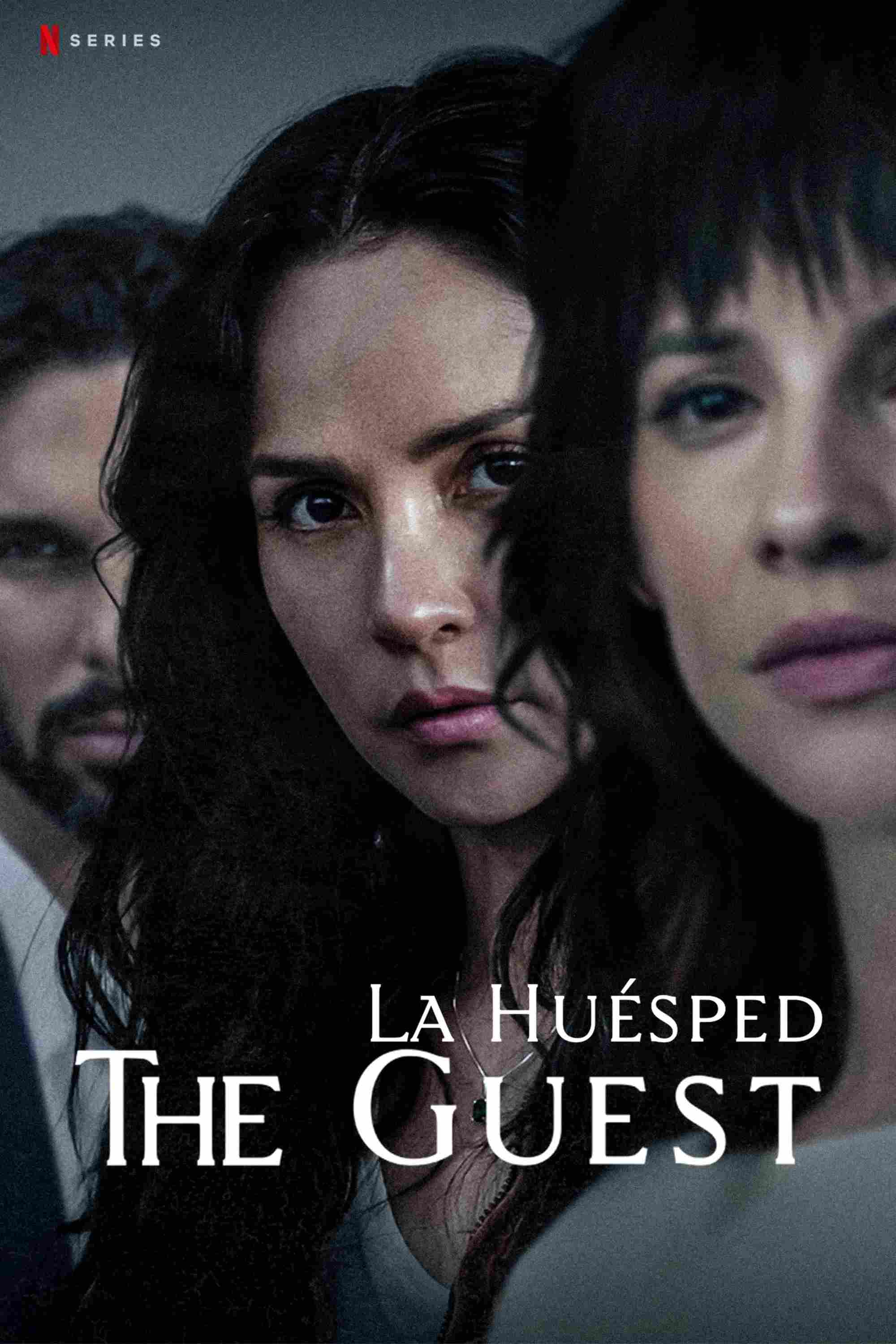 Poster chính thức của phim Phim Tâm Lý "Vị Khách" (The Guest - 2025), với sự tham gia của diễn viên Laura Londoño và Carmen Villalobos.