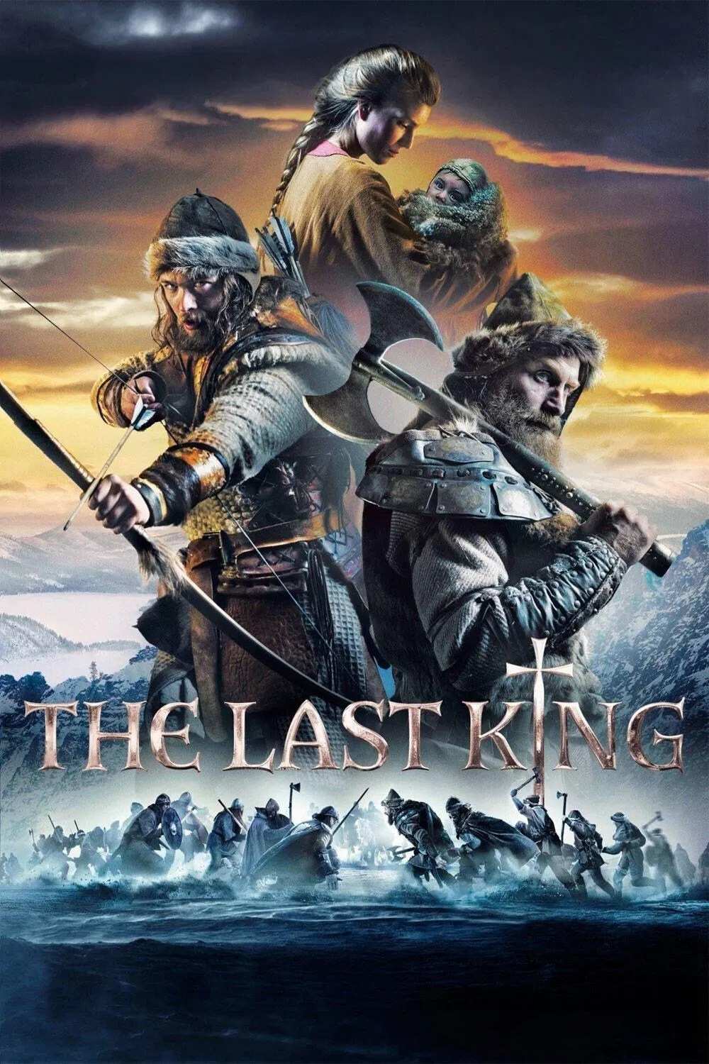 Poster chính thức của phim Phim Hành Động, Phim Phiêu Lưu "Vị Vua Cuối Cùng" (The Last King - 2016), với sự tham gia của diễn viên Jakob Oftebro và Kristofer Hivju.