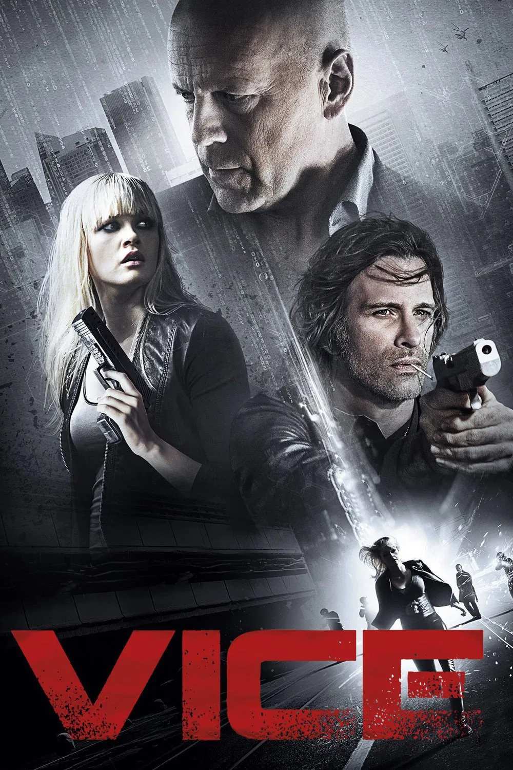 Poster chính thức của phim Phim Giật Gân, Phim Viễn Tưởng "Vice" (Vice - 2015), với sự tham gia của diễn viên Ambyr Childers và Thomas Jane.