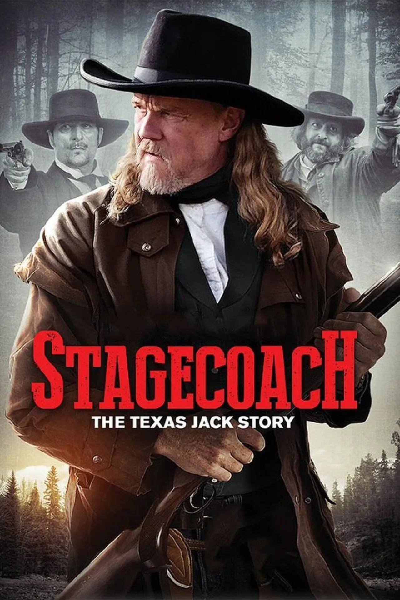 Poster chính thức của phim Phim Miền Tây "Viễn Tây Sinh Sát" (Stagecoach: The Texas Jack Story - 2016), với sự tham gia của diễn viên Trace Adkins và Kim Coates.