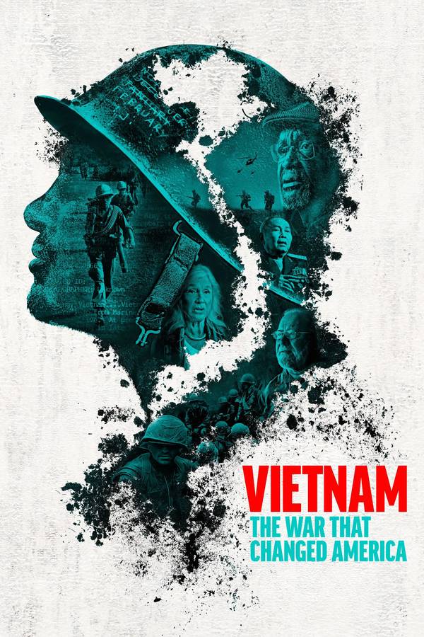 Poster chính thức của phim Phim Tài Liệu "Vietnam: The War That Changed America" (Vietnam: The War That Changed America - 2025), với sự tham gia của diễn viên Ethan Hawke.