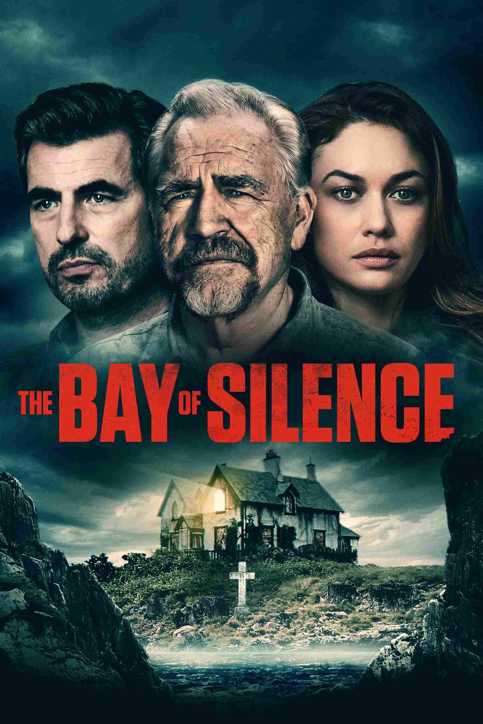 Poster chính thức của phim Phim Giật Gân "Vịnh Câm Lặng" (The Bay of Silence - 2020), với sự tham gia của diễn viên Claes Bang và Olga Kurylenko.