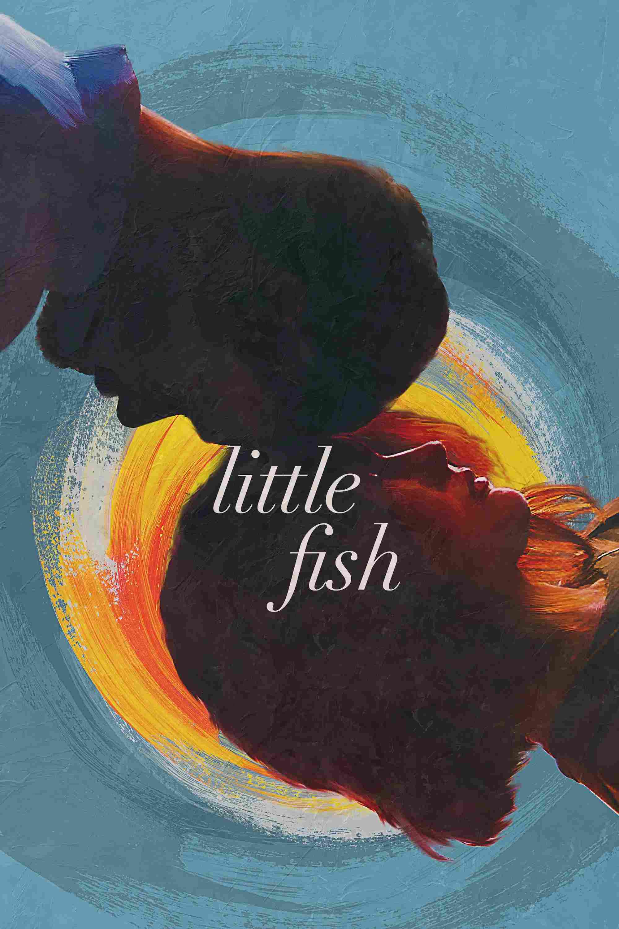 Poster chính thức của phim Phim Tình Cảm, Phim Viễn Tưởng "Virus Mất Trí" (Little Fish - 2021), với sự tham gia của diễn viên Olivia Cooke và Jack O'Connell.