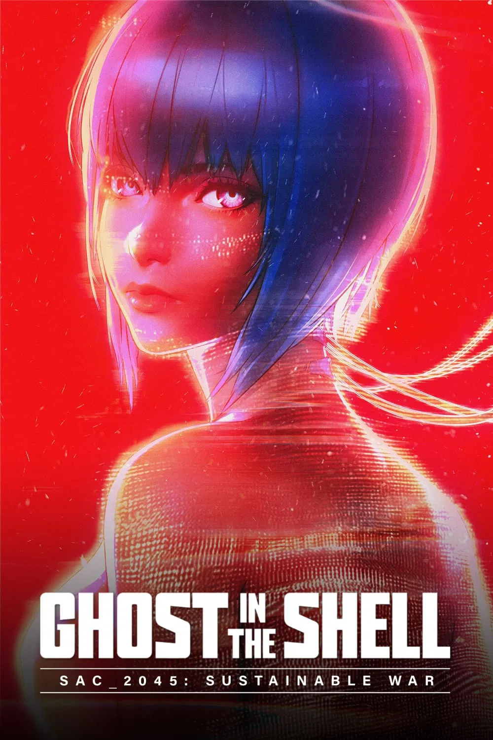 Poster chính thức của phim Phim Hoạt Hình, Phim Hành Động "Vỏ bọc ma: SAC_2045" (Ghost in the Shell: SAC_2045 Sustainable War - 2021), với sự tham gia của diễn viên Atsuko Tanaka và Osamu Saka.
