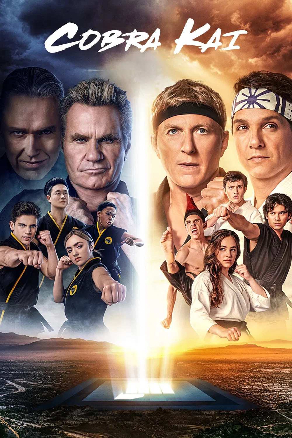 Poster chính thức của phim Phim Hành Động & Phiêu Lưu, Phim Tâm Lý "Võ Đường Cobra Kai (Phần 5)" (Cobra Kai - 2018), với sự tham gia của diễn viên William Zabka và Ralph Macchio.