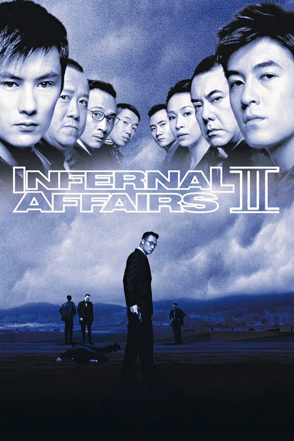 Poster chính thức của phim Phim Hành Động, Phim Giật Gân "Vô Gian Đạo 2" (Infernal Affairs II - 2003), với sự tham gia của diễn viên Dư Văn Lạc và Trần Quán Hy.