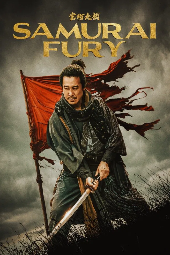 Poster chính thức của phim Phim Hành Động, Phim Tâm Lý "Vô Lại Thời Muromachi" (Samurai Fury - 2025), với sự tham gia của diễn viên Yo Oizumi và Kento Nagao.