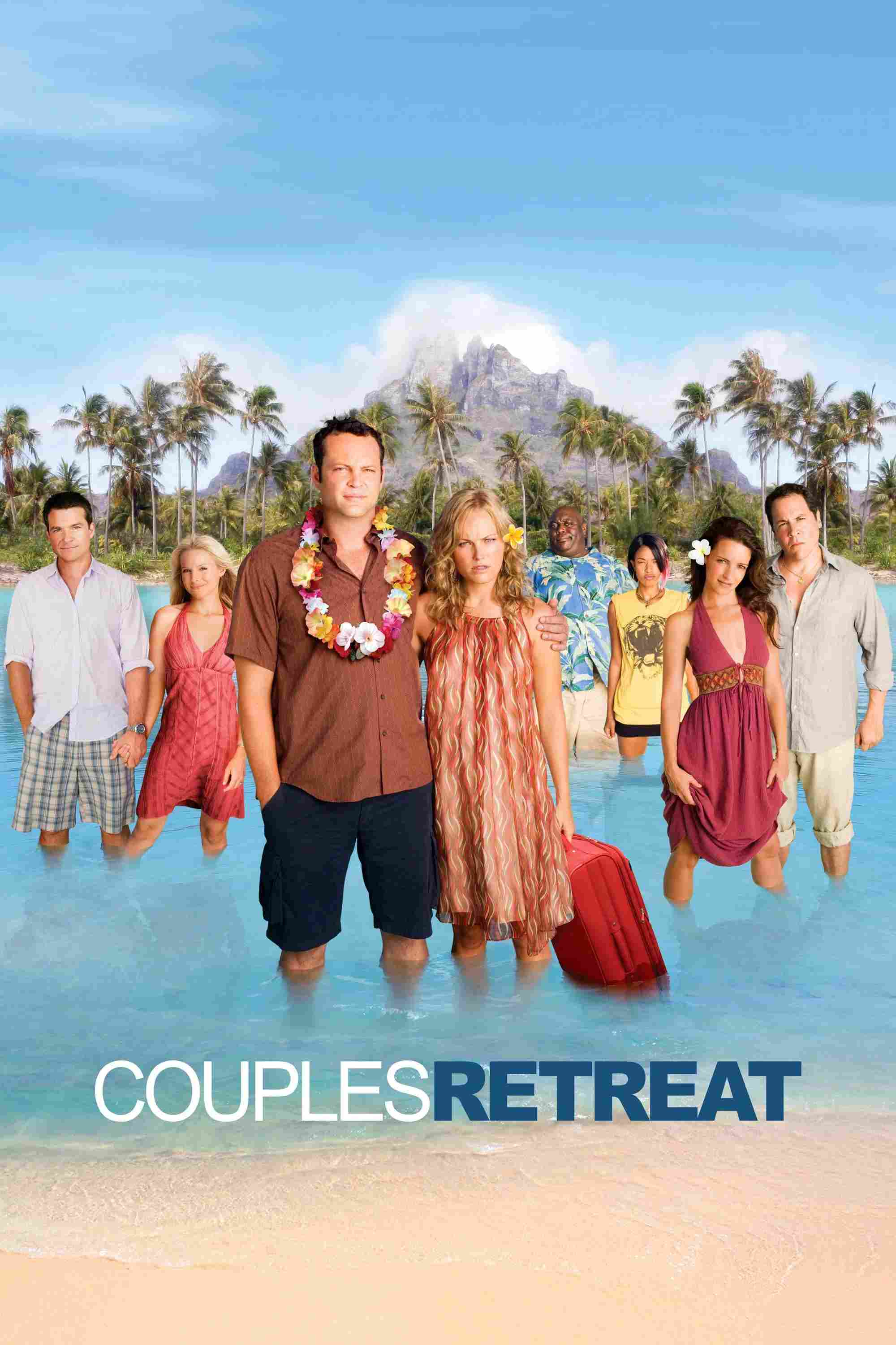 Poster chính thức của phim Phim Hài, Phim Tình Cảm "Vỡ Mộng Chốn Thiên Đường" (Couples Retreat - 2009), với sự tham gia của diễn viên Vince Vaughn và Jason Bateman.