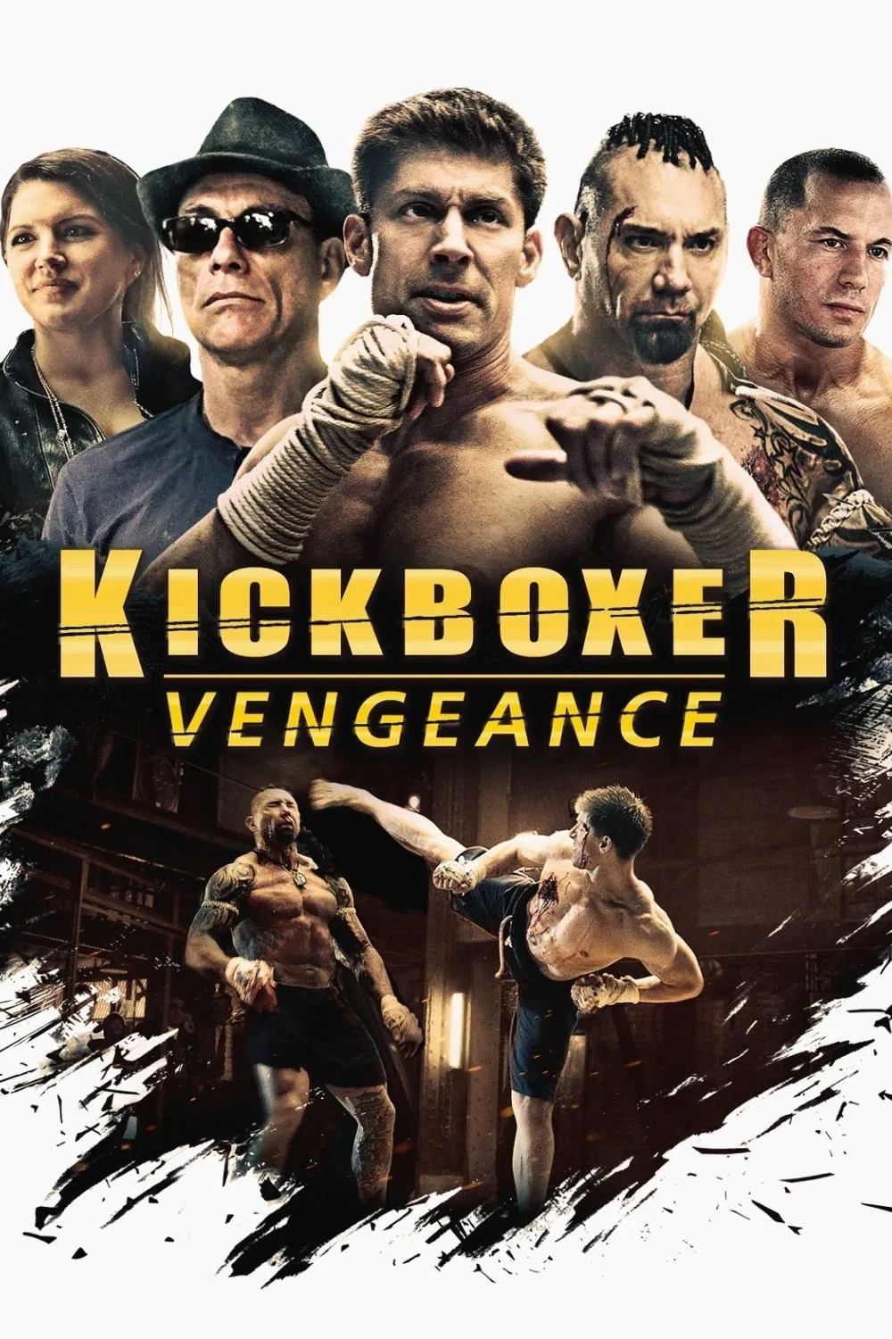 Poster chính thức của phim Phim Hành Động, Phim Tâm Lý "Võ Sĩ Báo Thù" (Kickboxer: Vengeance - 2016), với sự tham gia của diễn viên Alain Moussi và Dave Bautista.