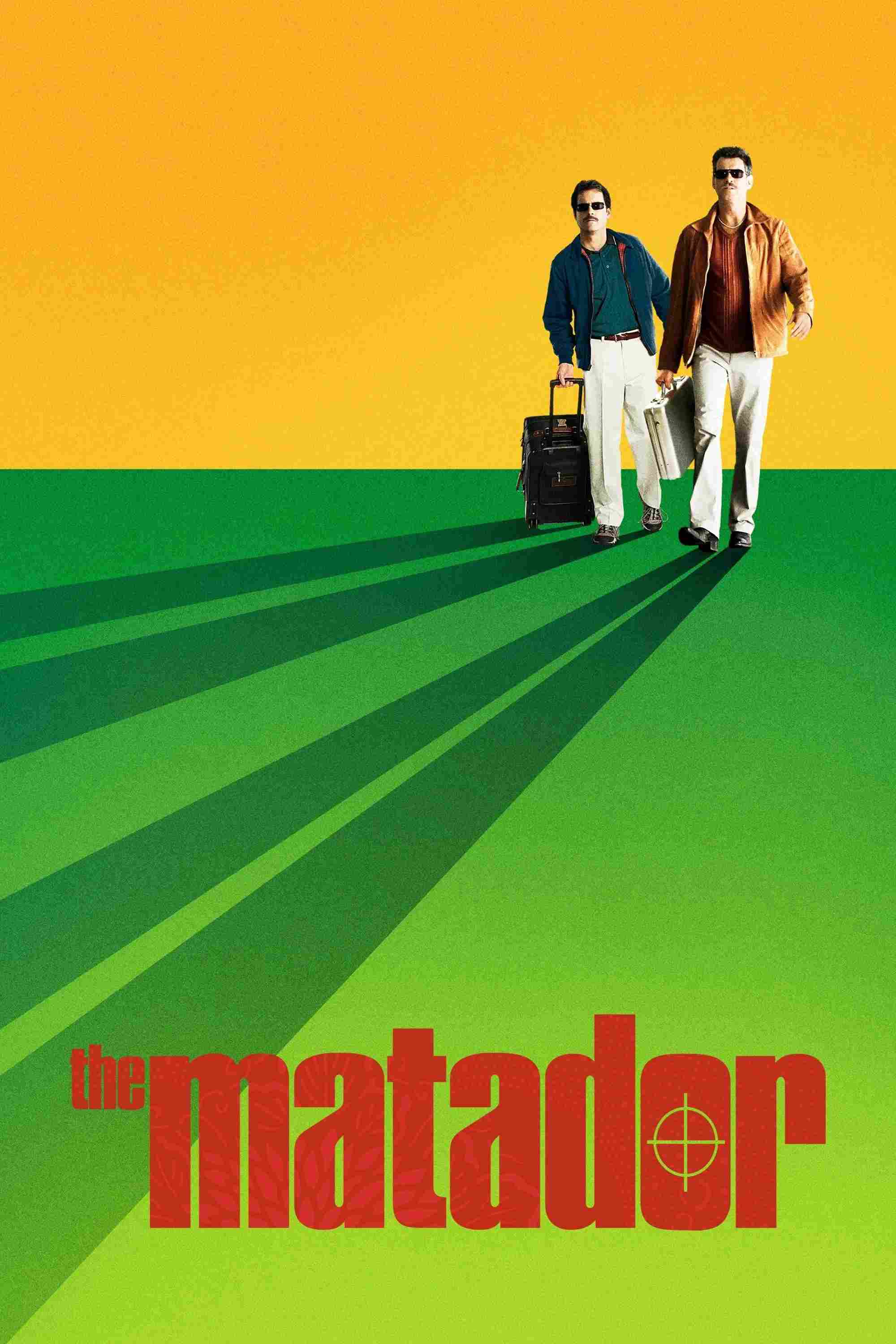 Poster chính thức của phim Phim Hành Động, Phim Hài "Võ Sĩ Đấu Bò" (The Matador - 2005), với sự tham gia của diễn viên Pierce Brosnan và Greg Kinnear.
