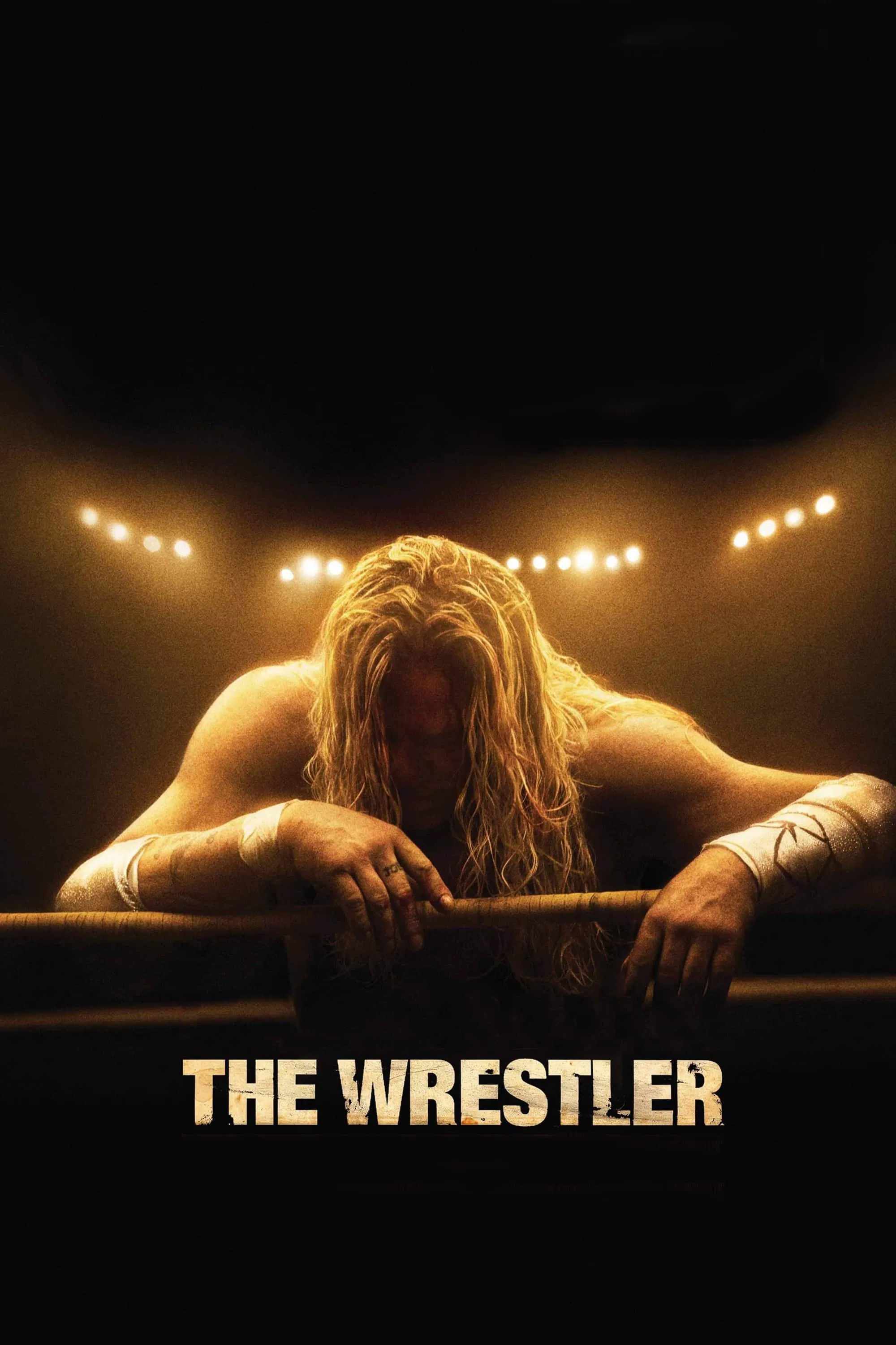 Poster chính thức của phim Phim Tâm Lý, Phim Tình Cảm "Võ Sĩ Đô Vật" (The Wrestler - 2008), với sự tham gia của diễn viên Mickey Rourke và Marisa Tomei.